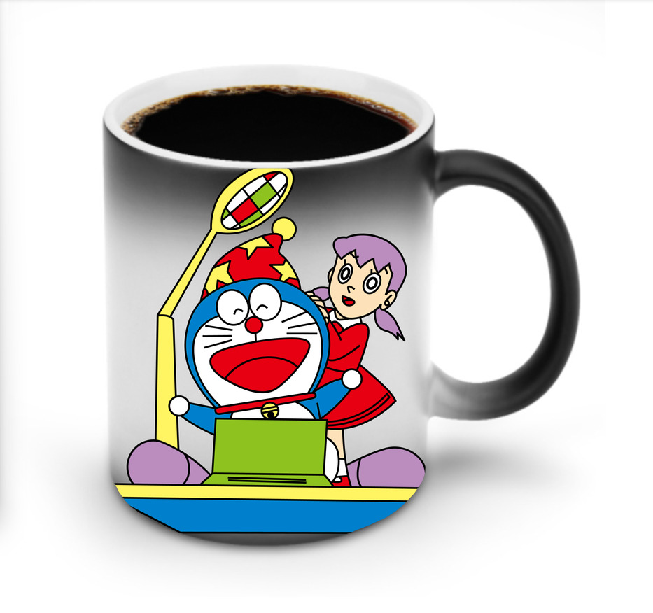 （画像用） ドラえもん みなもと しずか Doraemon Shizuka Minamoto 温度変色マグカップ