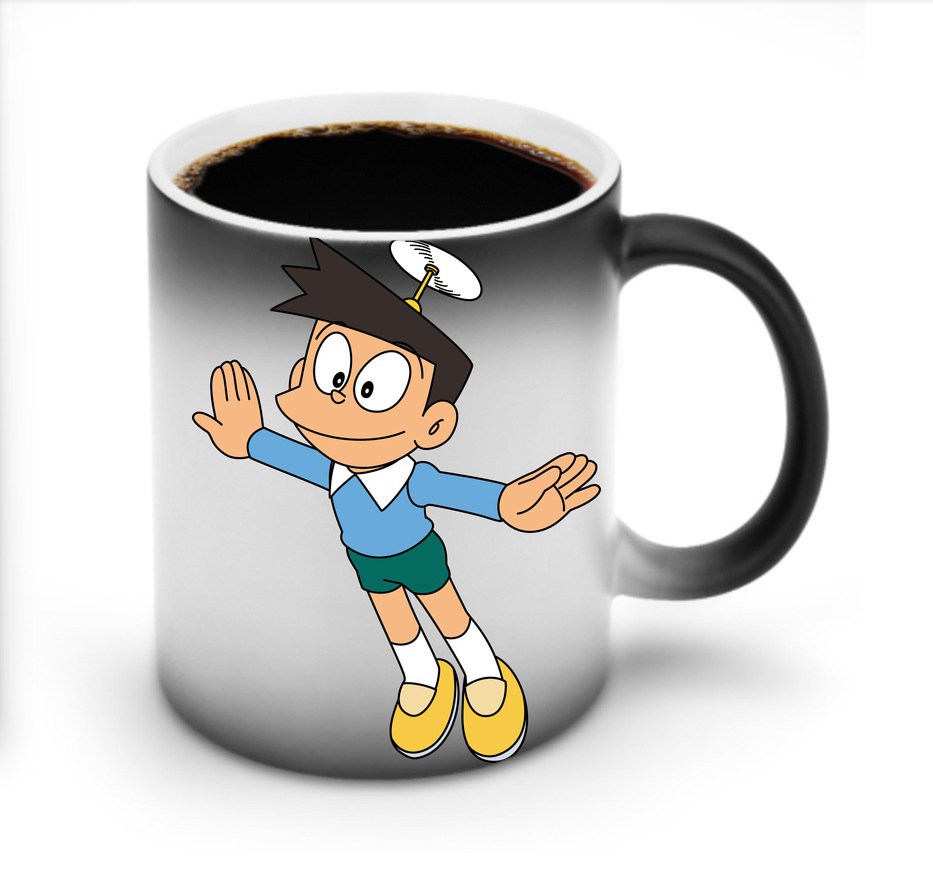 （画像用） ドラえもん 骨川 スネ夫 Doraemon Honekawa Suneo 温度変色マグカップ