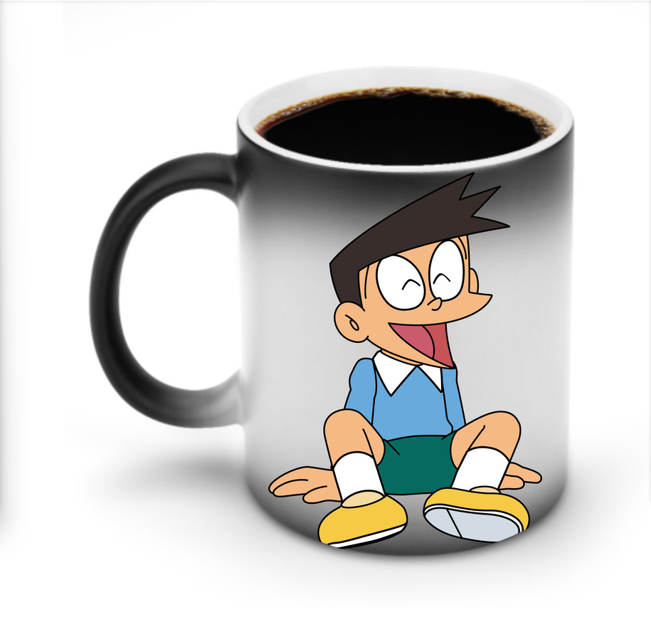 （画像用） ドラえもん 骨川 スネ夫 Doraemon Honekawa Suneo 温度変色マグカップ