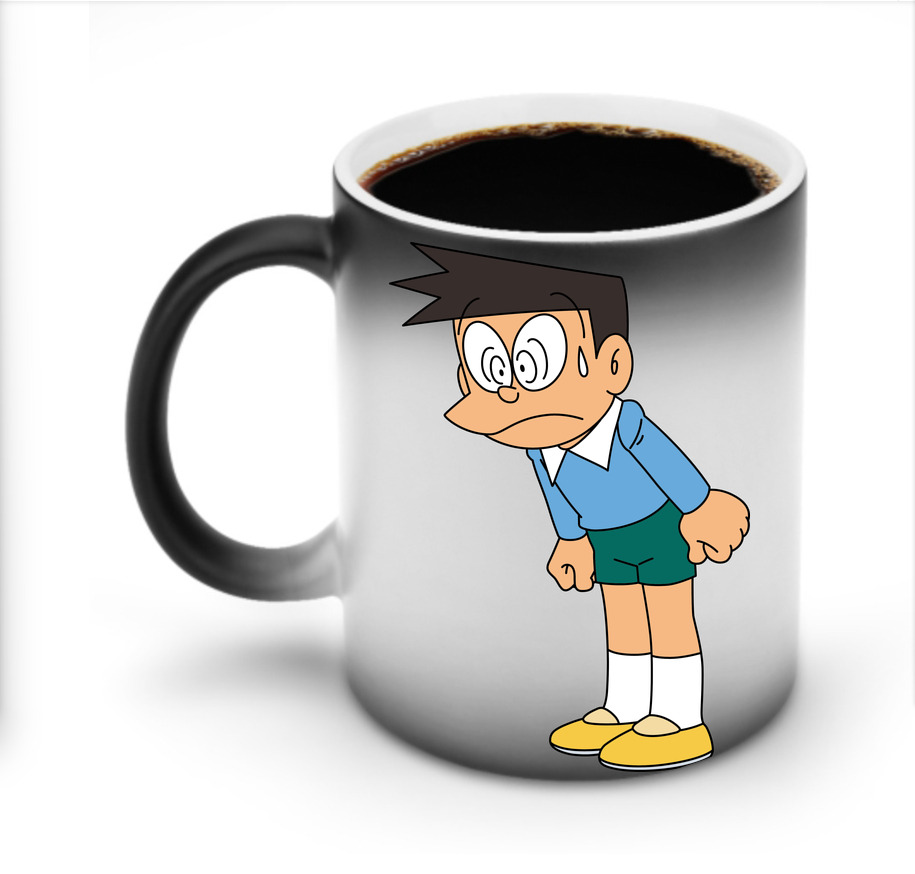 （画像用） ドラえもん 骨川 スネ夫 Doraemon Honekawa Suneo 温度変色マグカップ