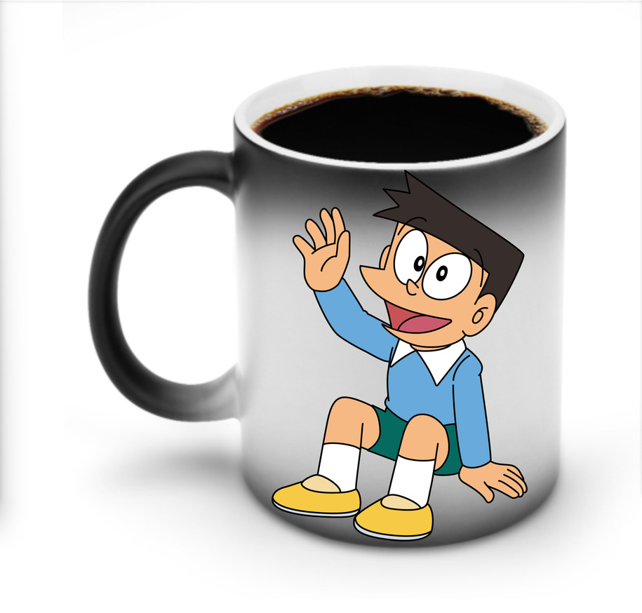 （画像用） ドラえもん 骨川 スネ夫 Doraemon Honekawa Suneo 温度変色マグカップ