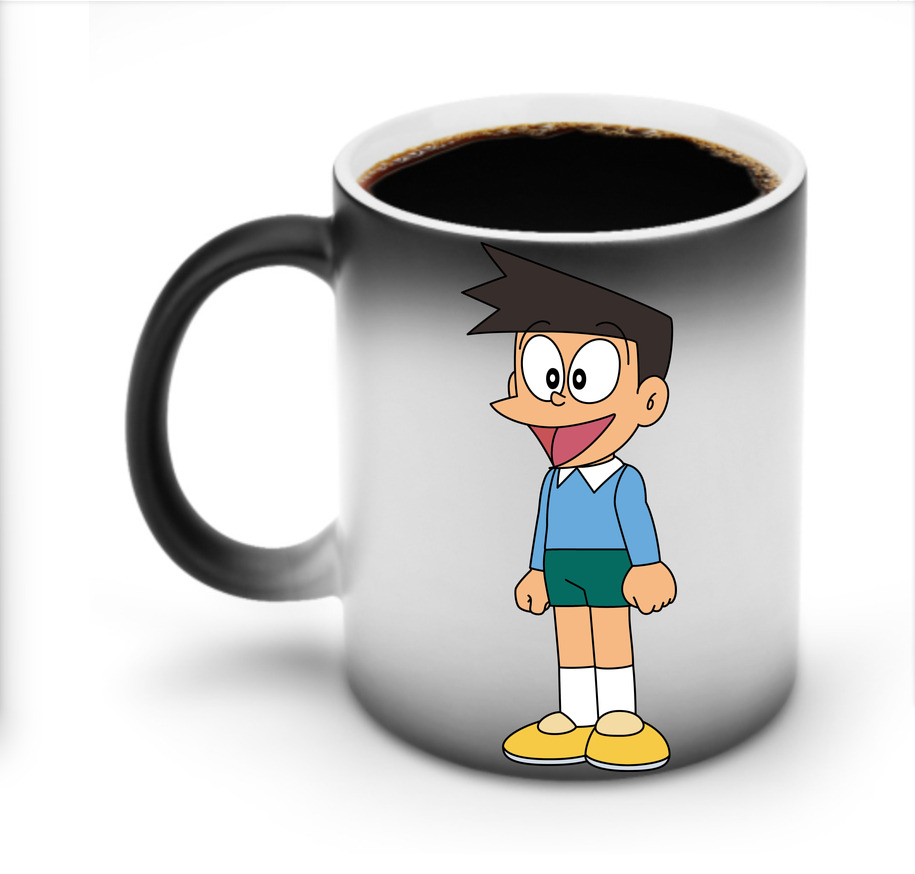 （画像用） ドラえもん 骨川 スネ夫 Doraemon Honekawa Suneo 温度変色マグカップ