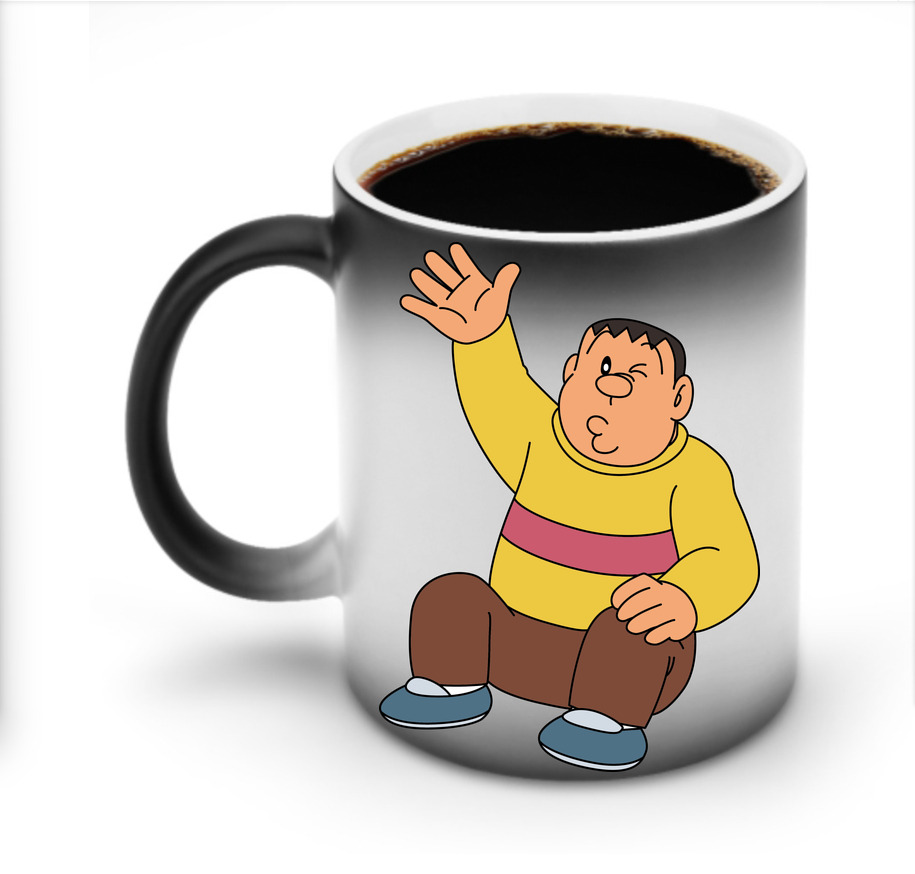 （画像用） ドラえもん 剛田武 Doraemon Gouta Takeshi 温度変色マグカップ