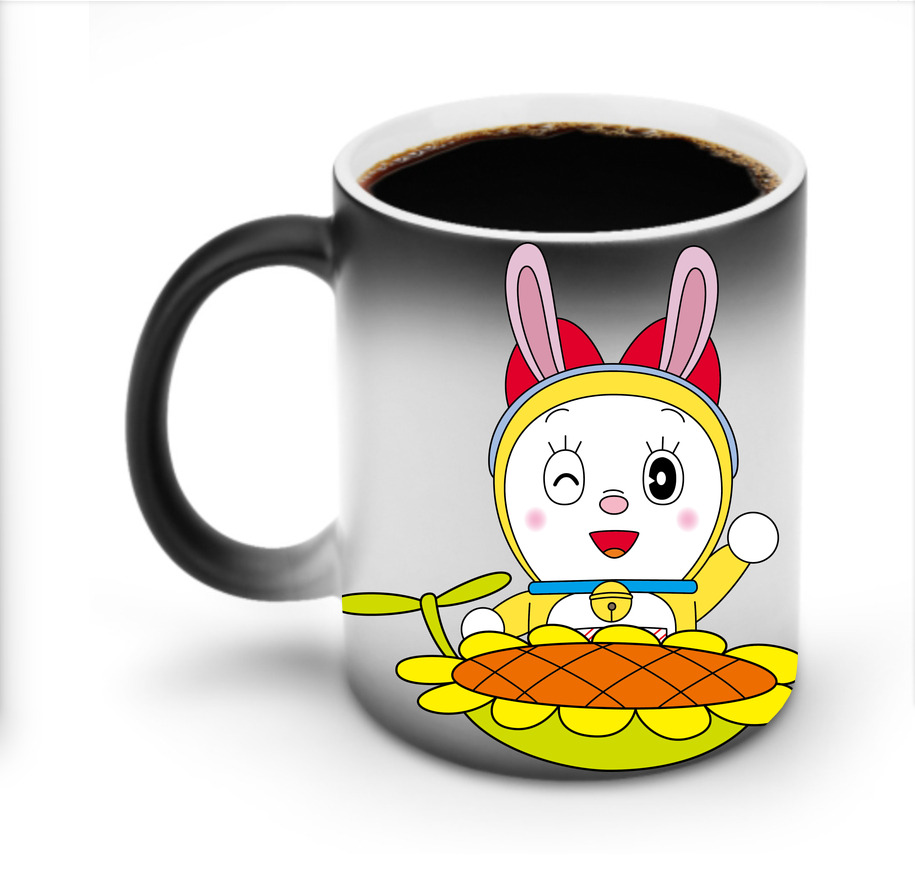 （画像用） ドラえもん ドラミ Doraemon Dorami 温度変色マグカップ