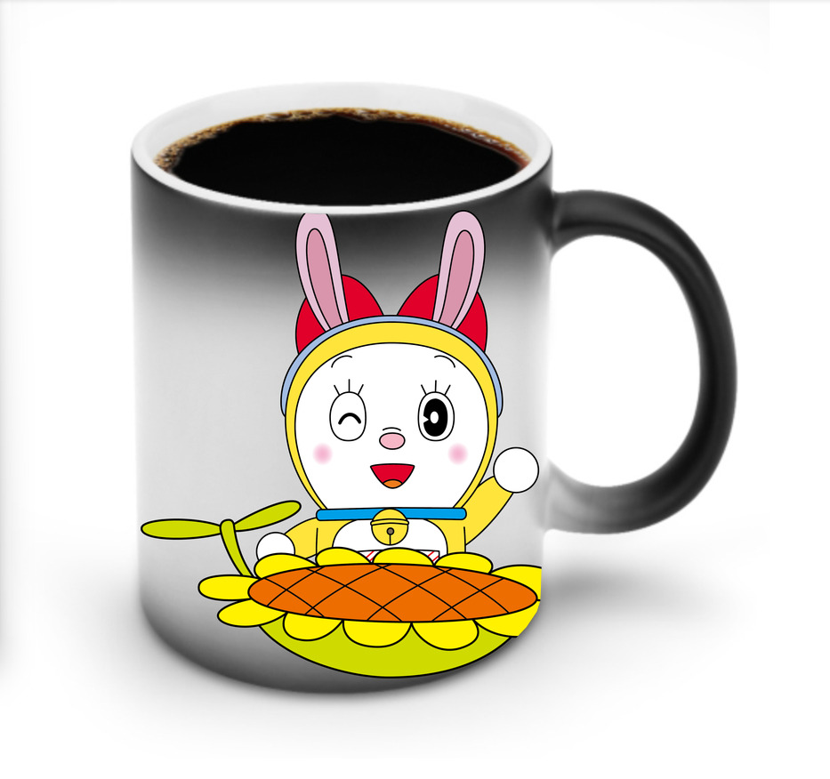 （画像用） ドラえもん ドラミ Doraemon Dorami 温度変色マグカップ
