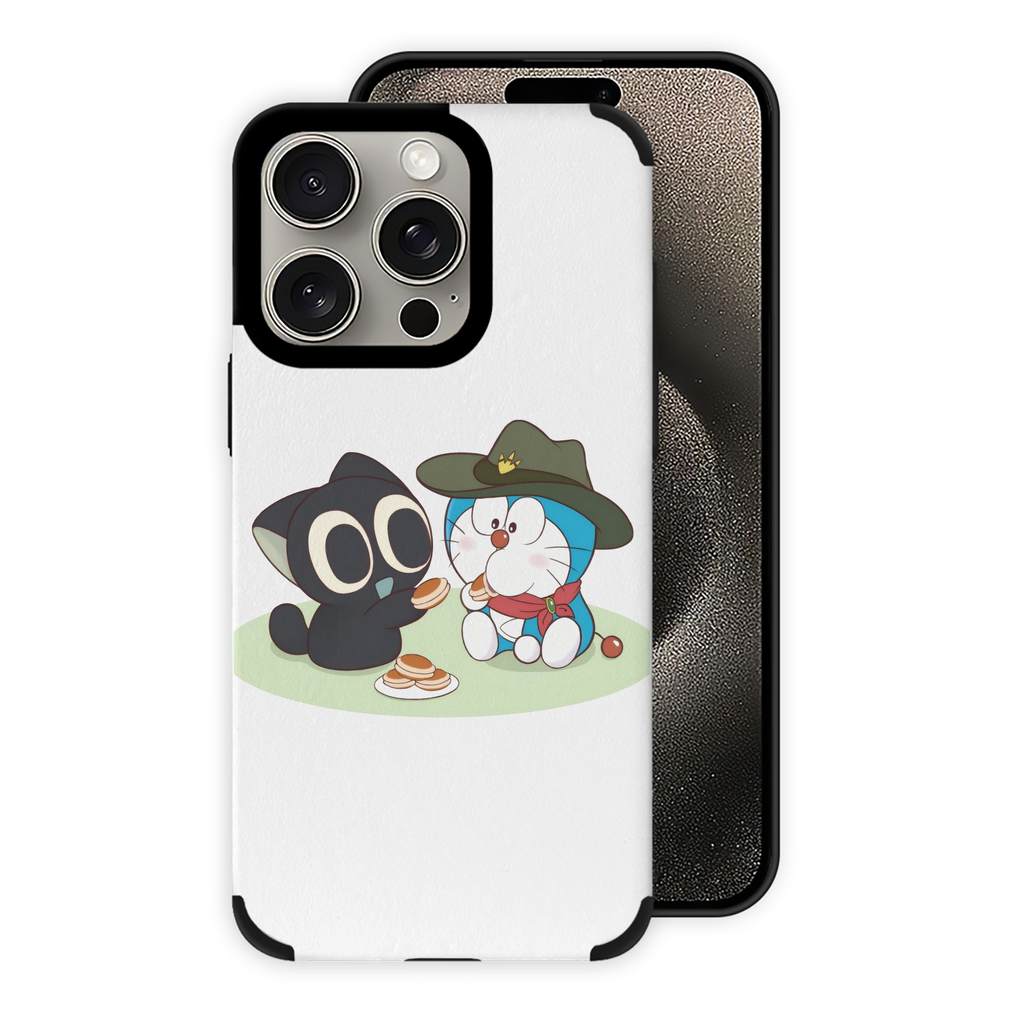 （画像用） ドラえもん Doraemon 【iPhone15ProMax対応】 PUレザー スマホケース 耐衝撃＆黄変防止