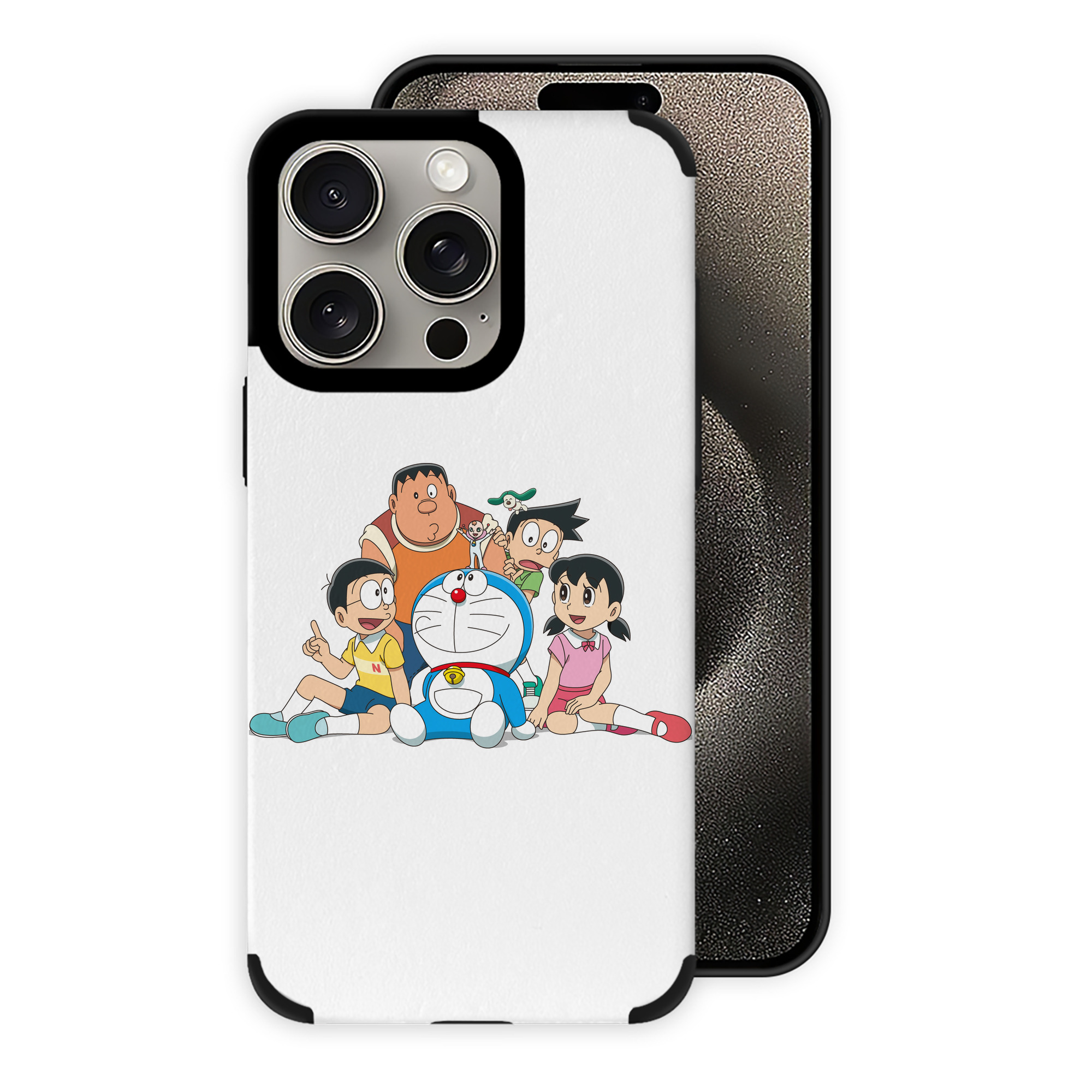 （画像用） ドラえもん Doraemon 【iPhone15ProMax対応】 PUレザー スマホケース 耐衝撃＆黄変防止