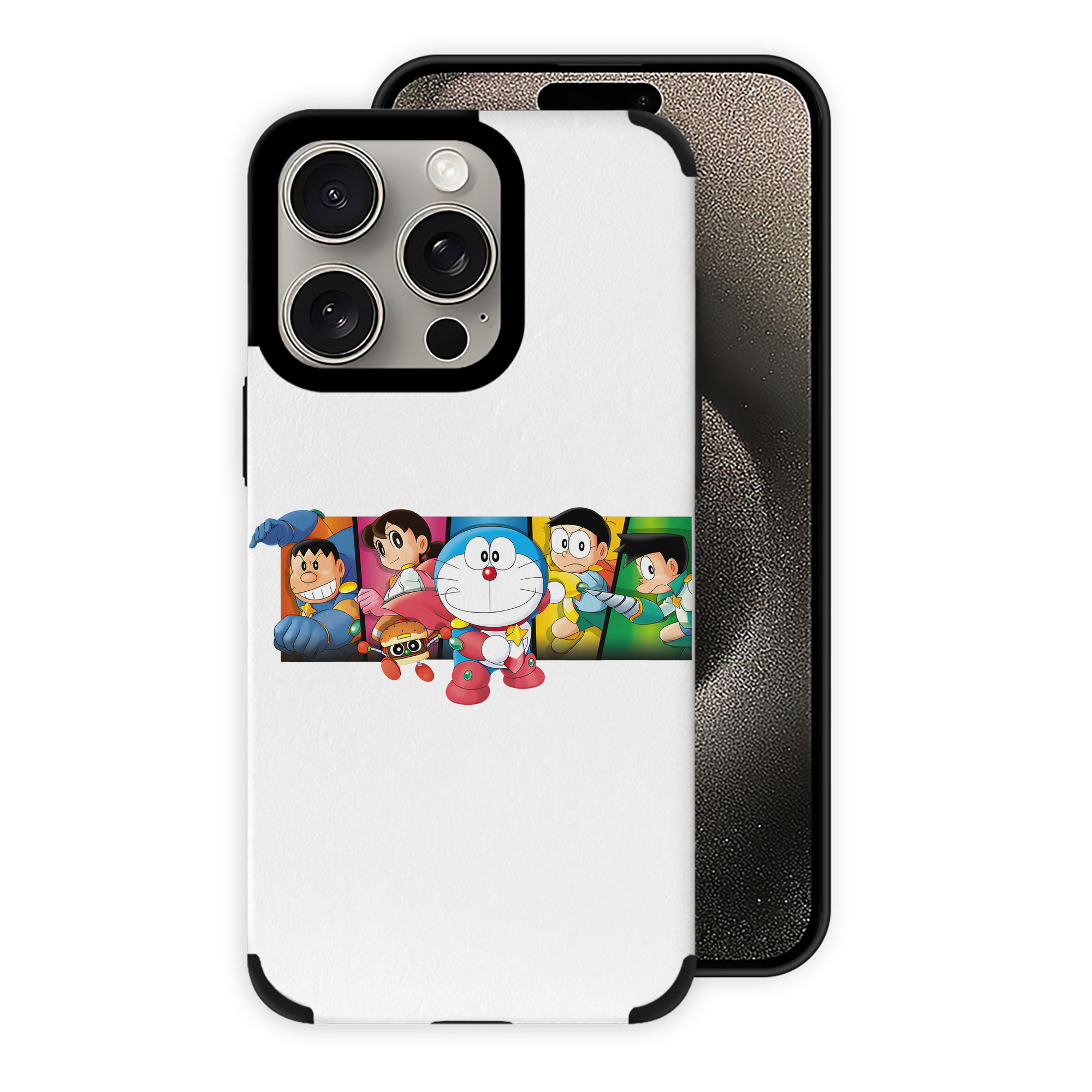 （画像用） ドラえもん Doraemon 【iPhone15ProMax対応】 PUレザー スマホケース 耐衝撃＆黄変防止
