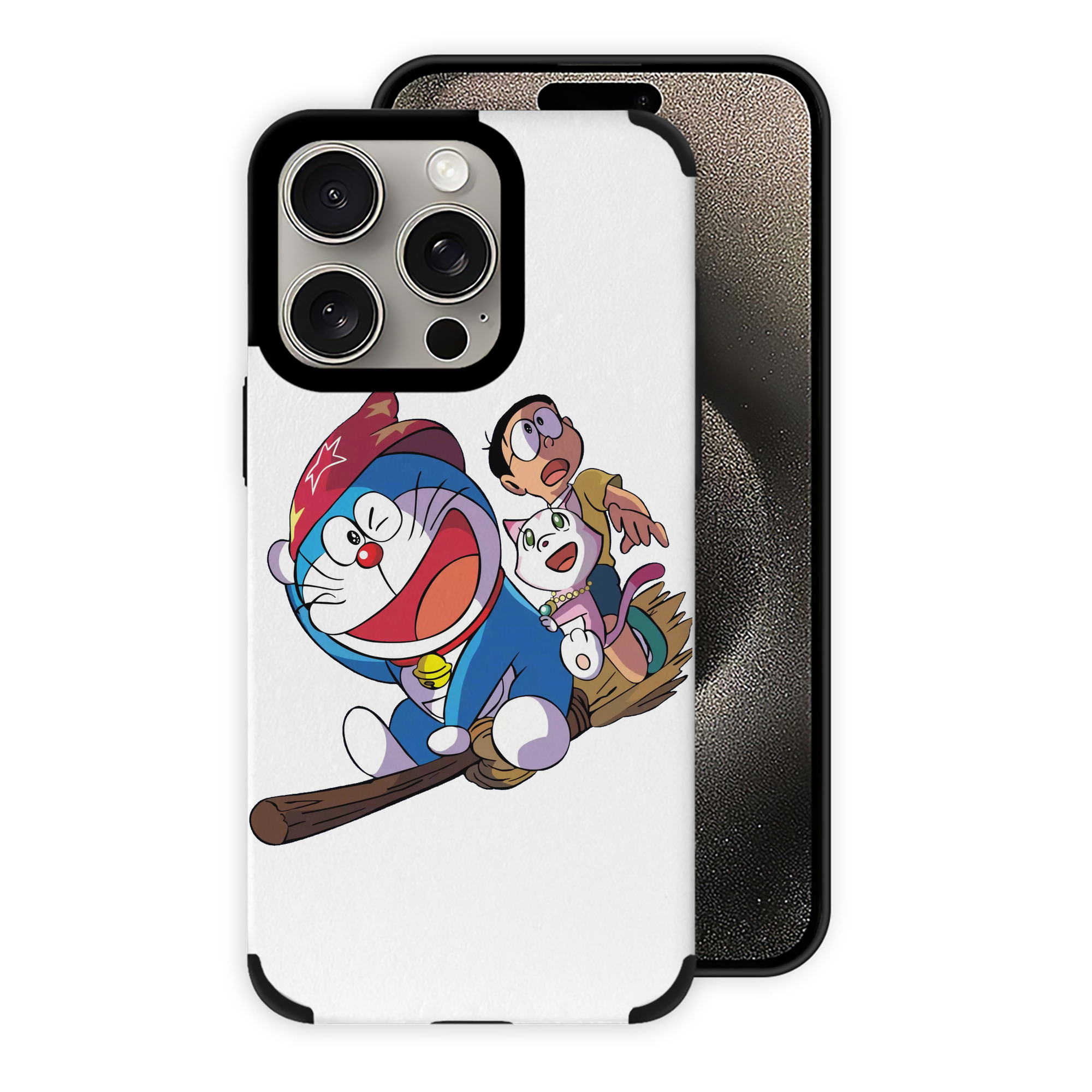 （画像用） ドラえもん Doraemon 【iPhone15ProMax対応】 PUレザー スマホケース 耐衝撃＆黄変防止