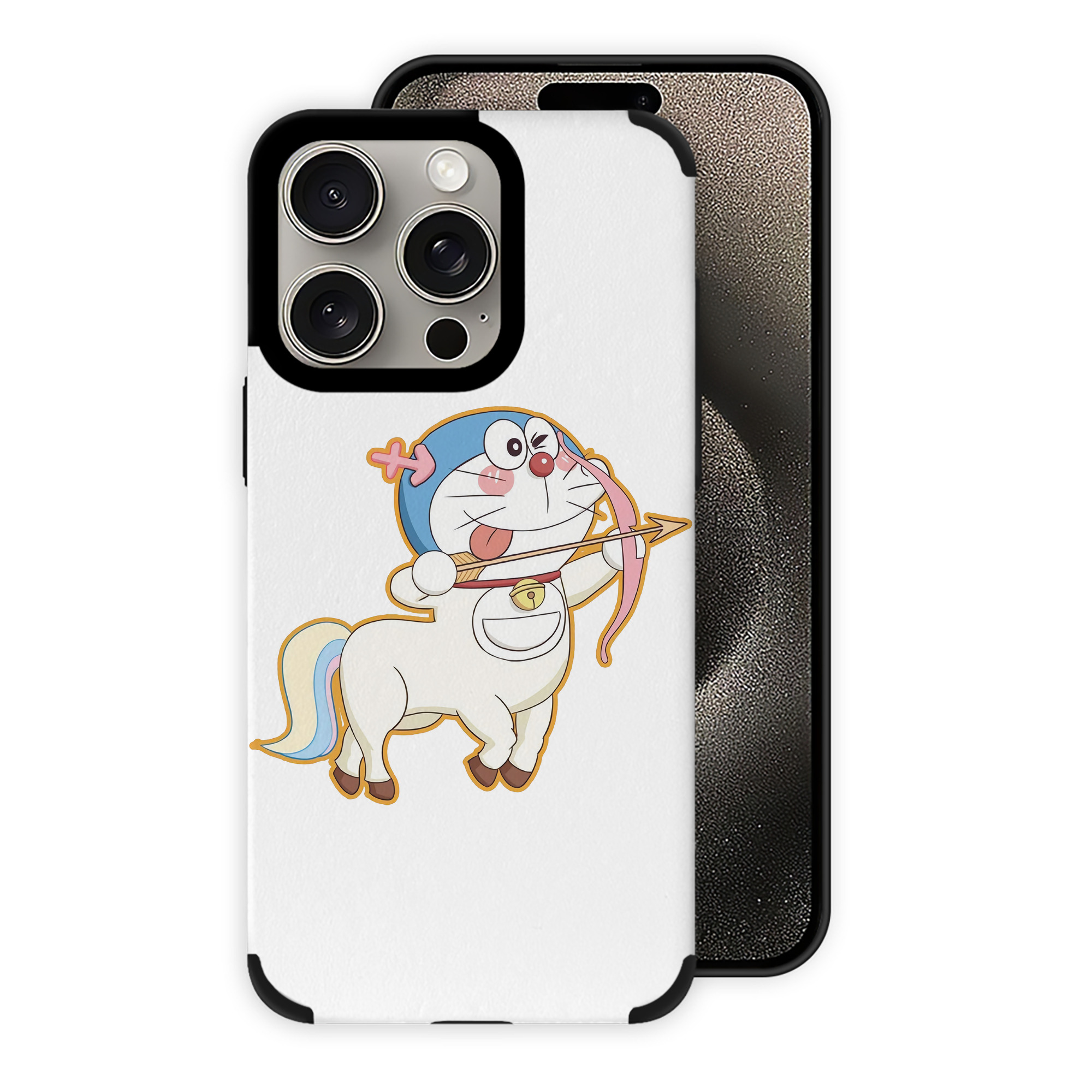 （画像用） ドラえもん Doraemon 【iPhone15ProMax対応】 PUレザー スマホケース 耐衝撃＆黄変防止