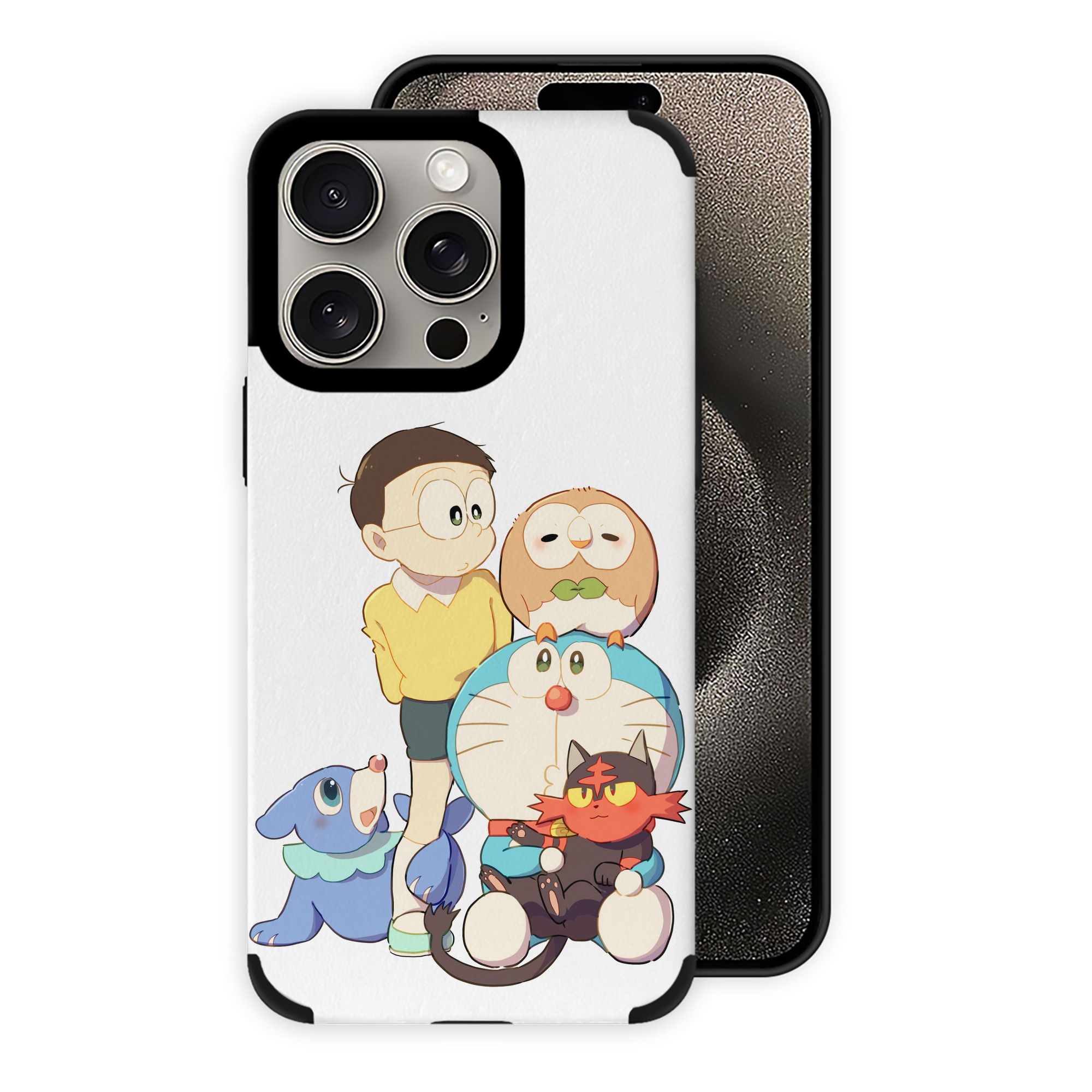 （画像用） ドラえもん Doraemon 【iPhone15ProMax対応】 PUレザー スマホケース 耐衝撃＆黄変防止