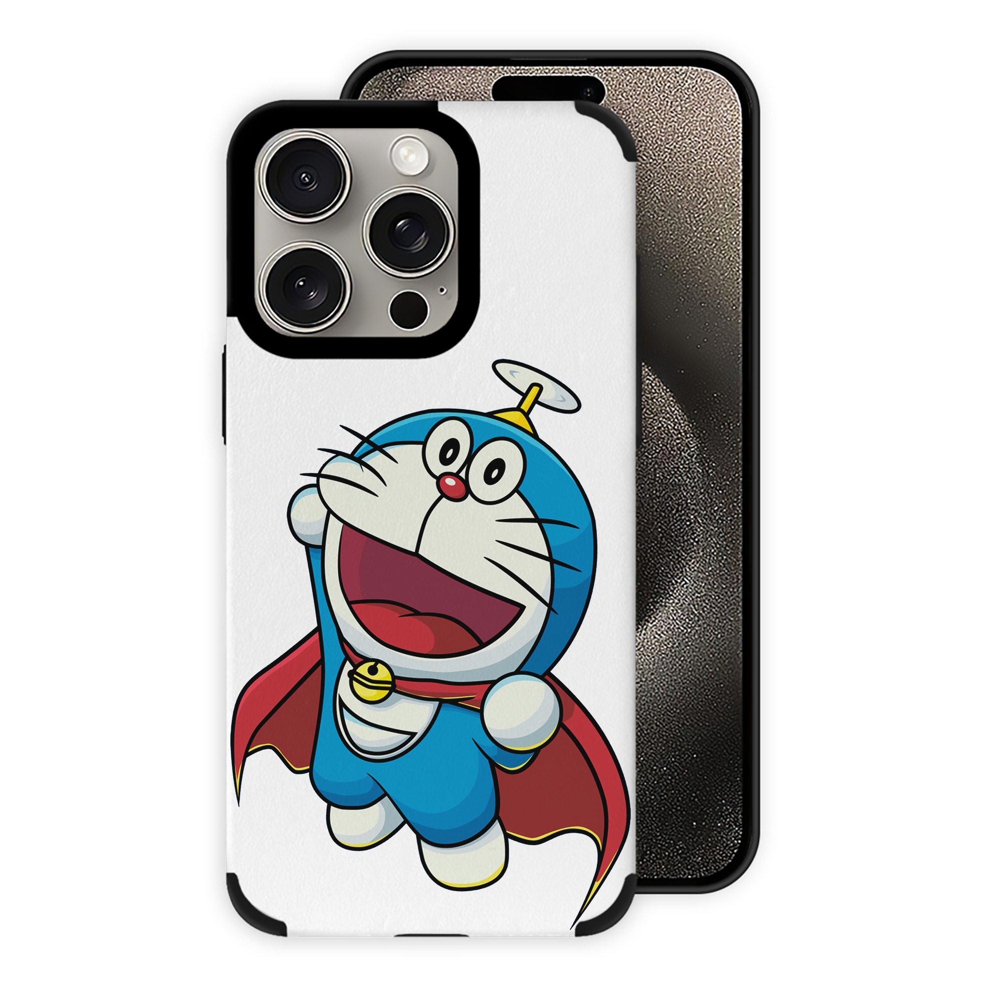（画像用） ドラえもん Doraemon 【iPhone15ProMax対応】 PUレザー スマホケース 耐衝撃＆黄変防止