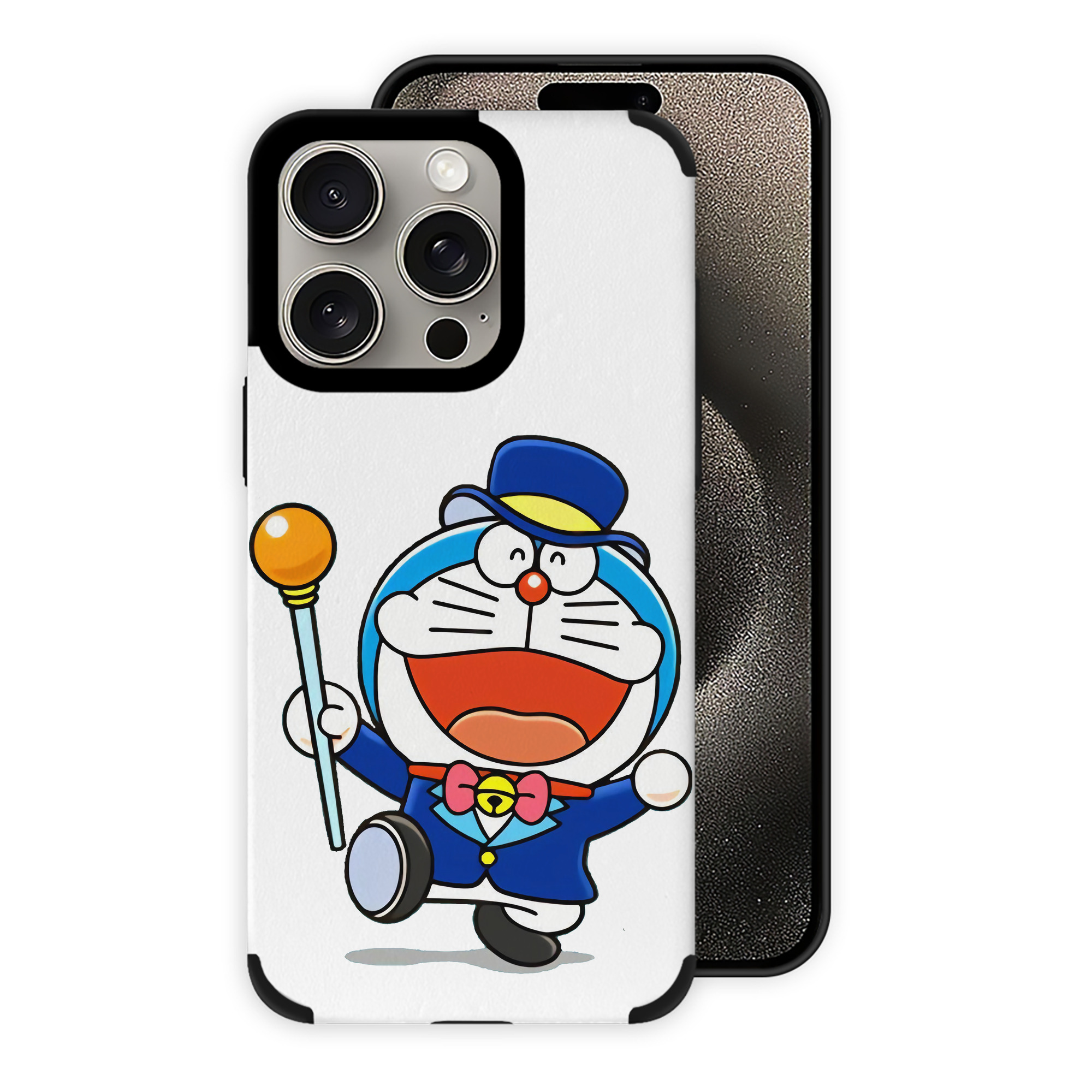 （画像用） ドラえもん Doraemon 【iPhone15ProMax対応】 PUレザー スマホケース 耐衝撃＆黄変防止