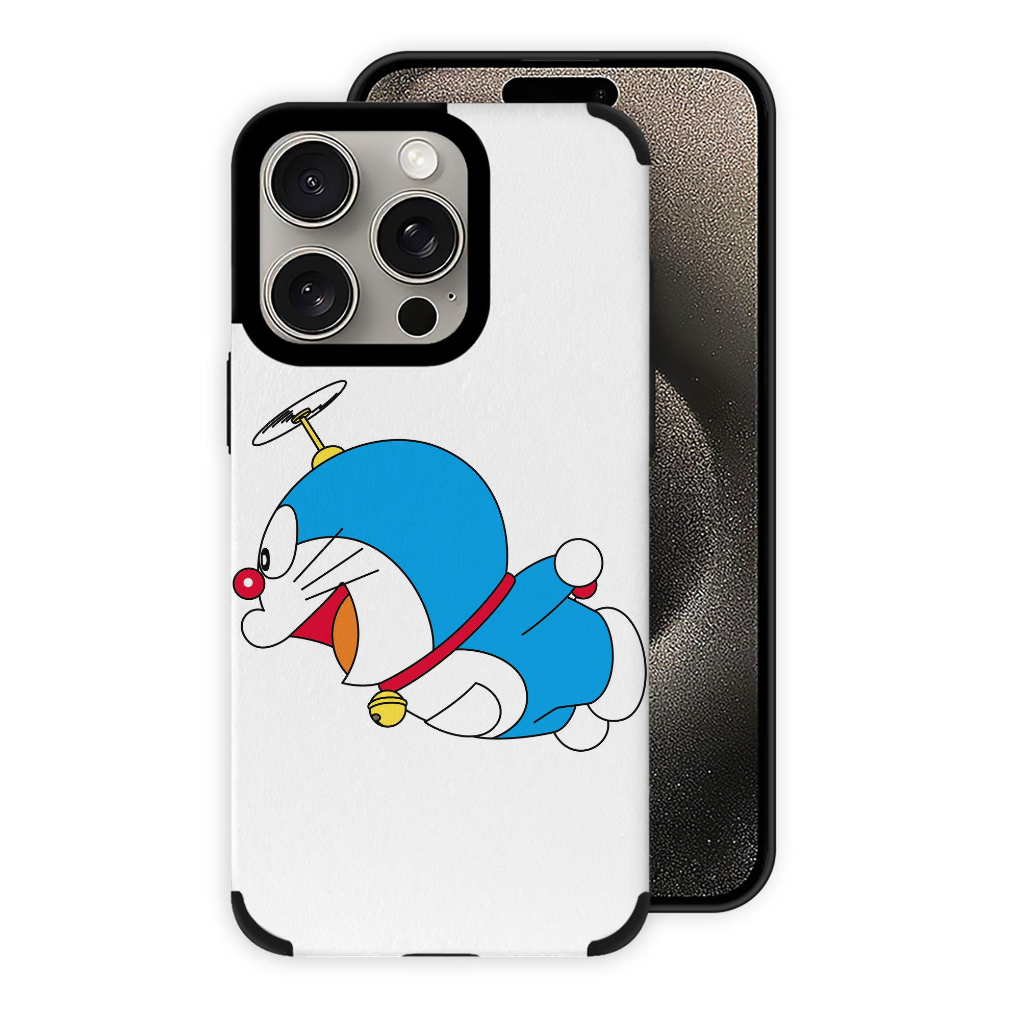 （画像用） ドラえもん Doraemon 【iPhone15ProMax対応】 PUレザー スマホケース 耐衝撃＆黄変防止