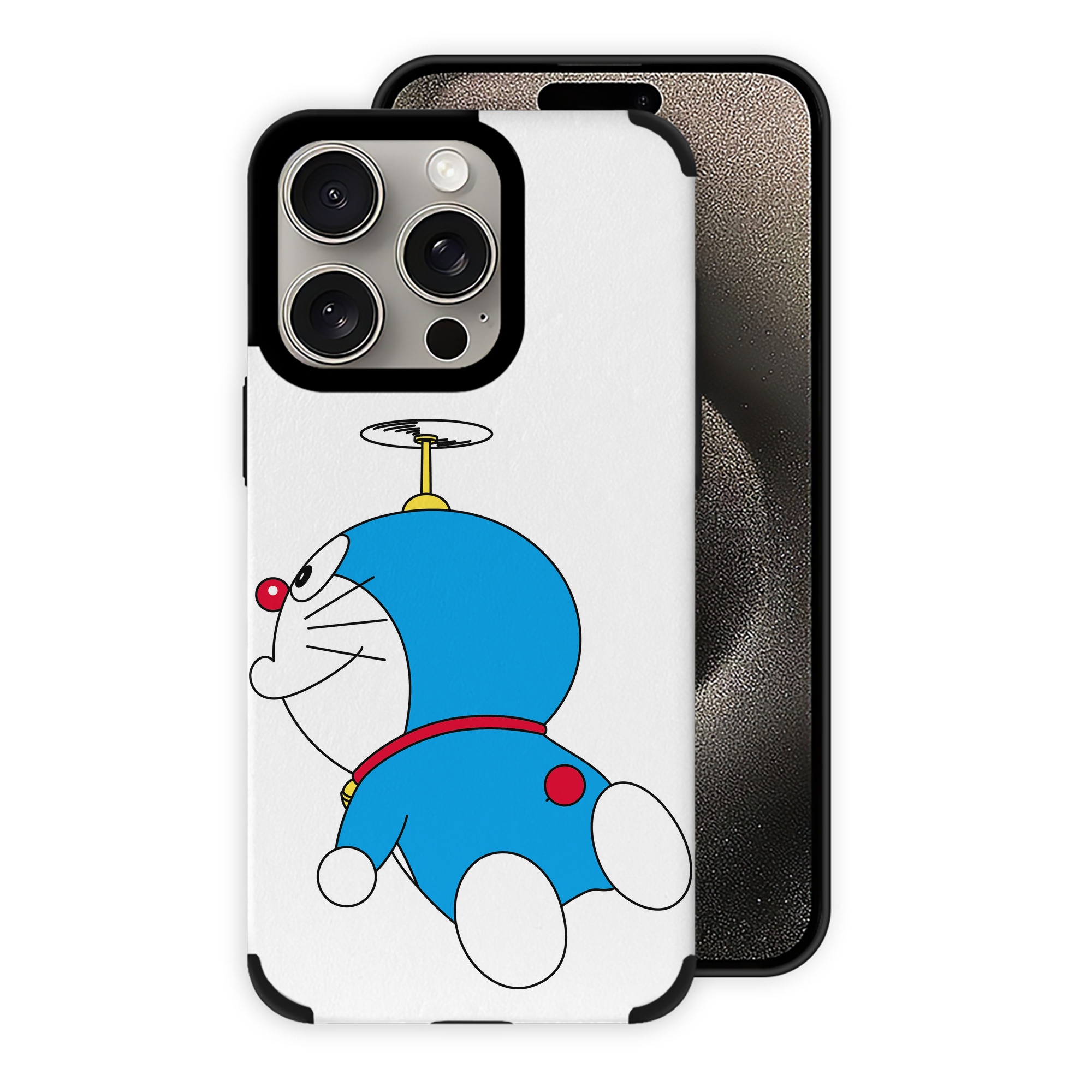 （画像用） ドラえもん Doraemon 【iPhone15ProMax対応】 PUレザー スマホケース 耐衝撃＆黄変防止