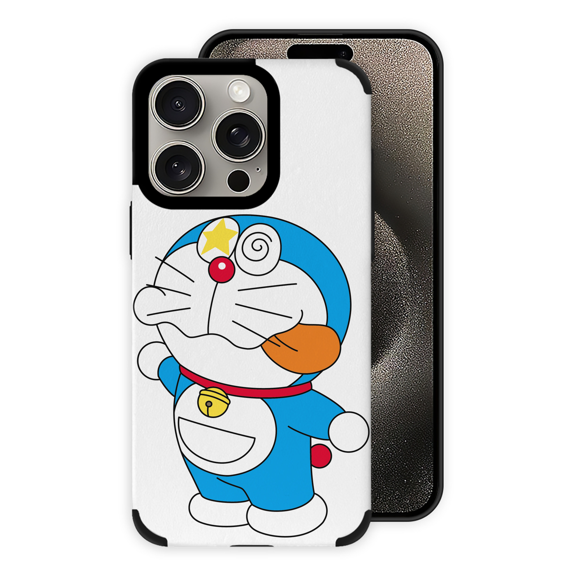 （画像用） ドラえもん Doraemon 【iPhone15ProMax対応】 PUレザー スマホケース 耐衝撃＆黄変防止