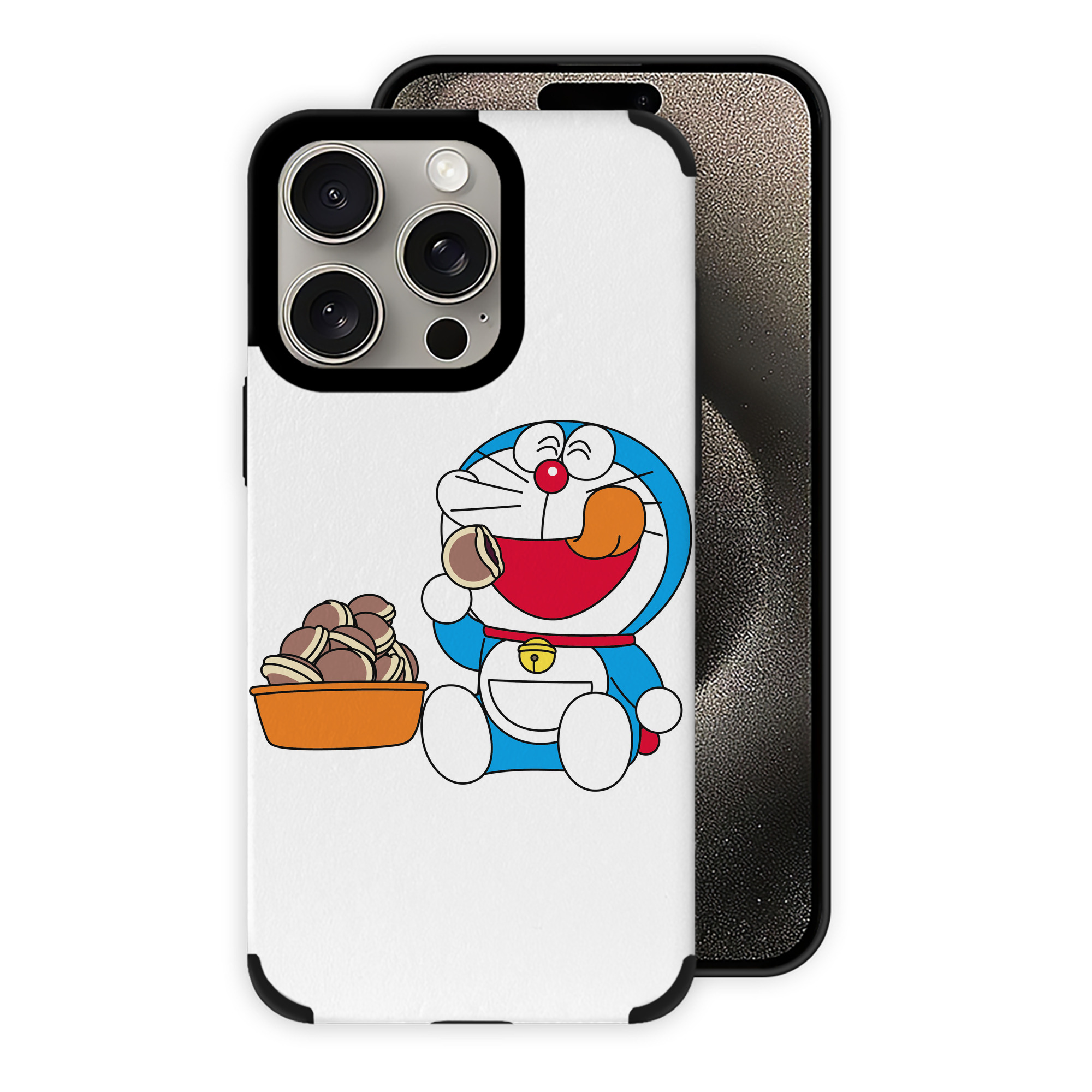 （画像用） ドラえもん Doraemon 【iPhone15ProMax対応】 PUレザー スマホケース 耐衝撃＆黄変防止