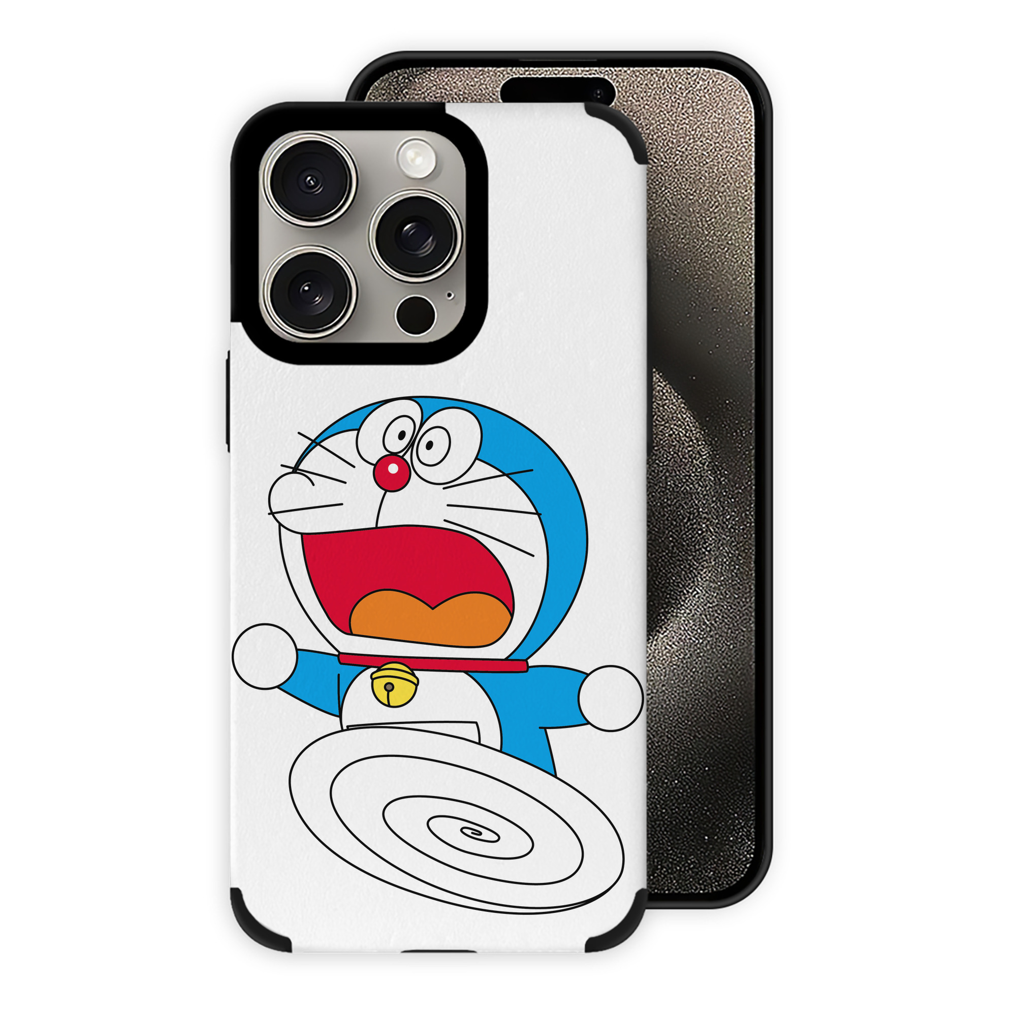 （画像用） ドラえもん Doraemon 【iPhone15ProMax対応】 PUレザー スマホケース 耐衝撃＆黄変防止