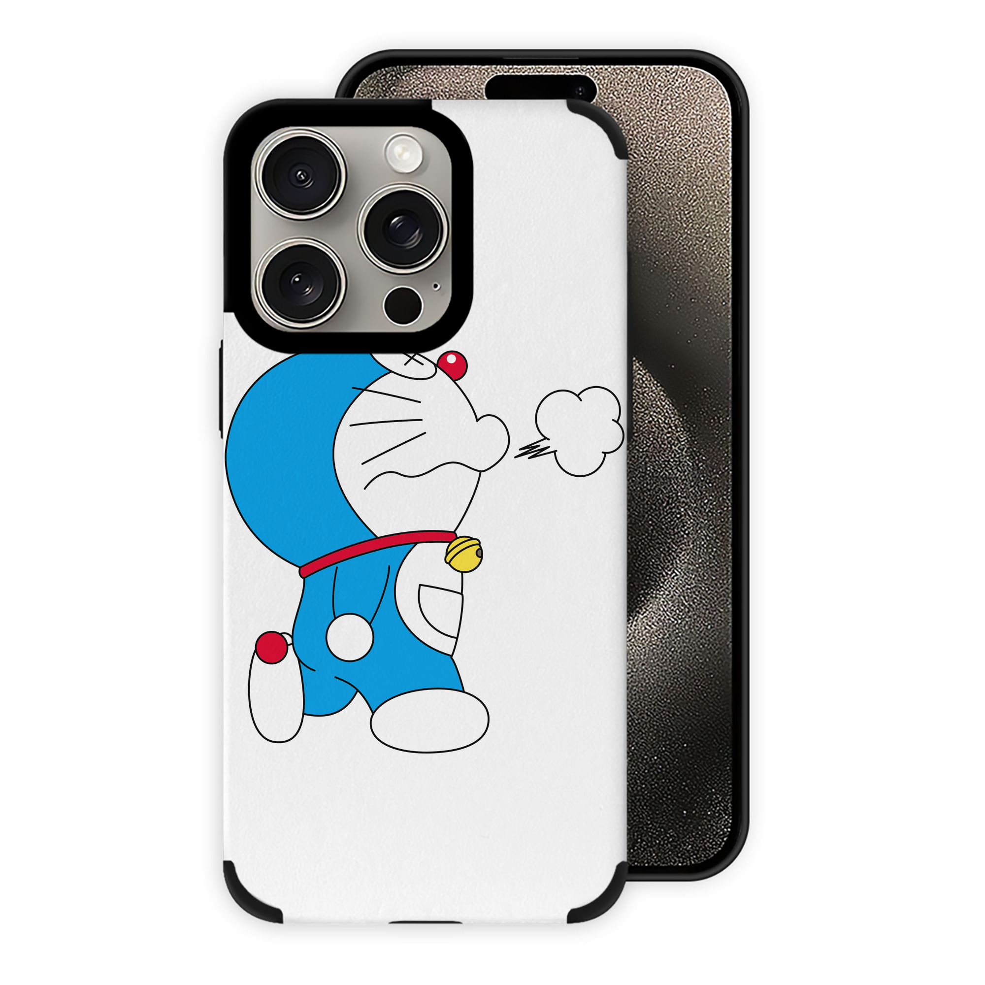 （画像用） ドラえもん Doraemon 【iPhone15ProMax対応】 PUレザー スマホケース 耐衝撃＆黄変防止