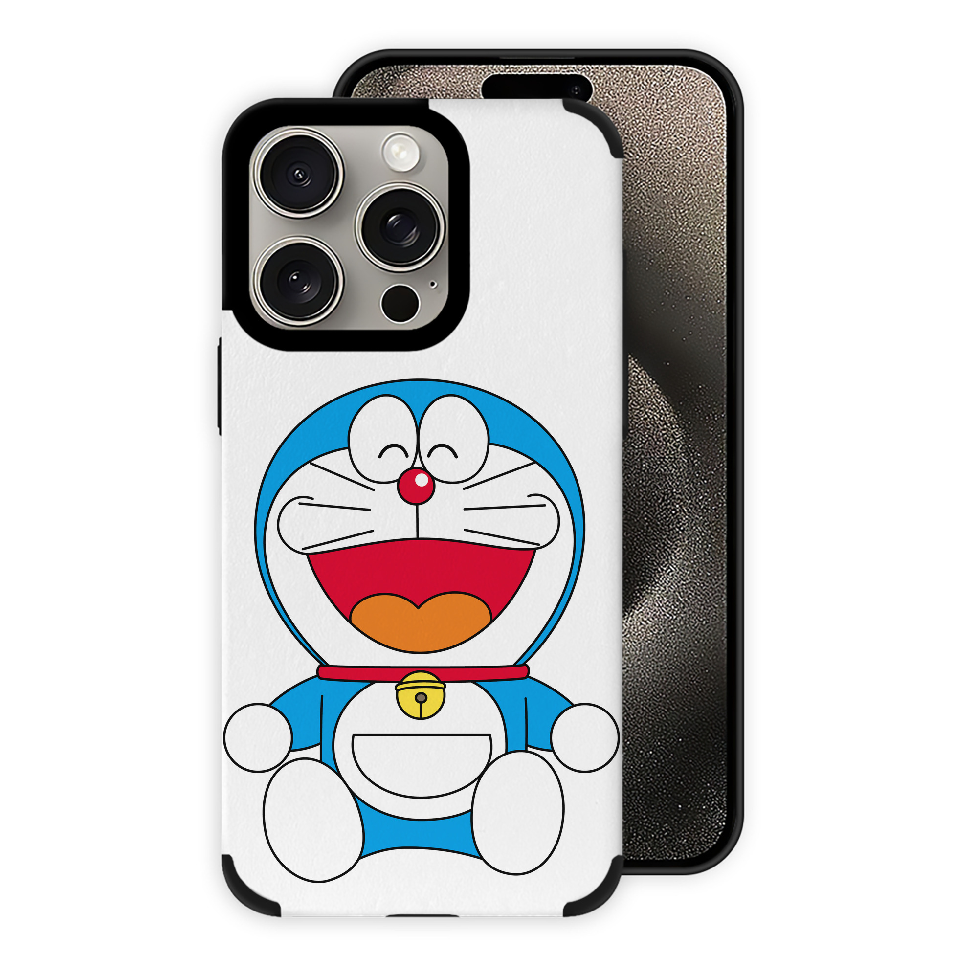 （画像用） ドラえもん Doraemon 【iPhone15ProMax対応】 PUレザー スマホケース 耐衝撃＆黄変防止