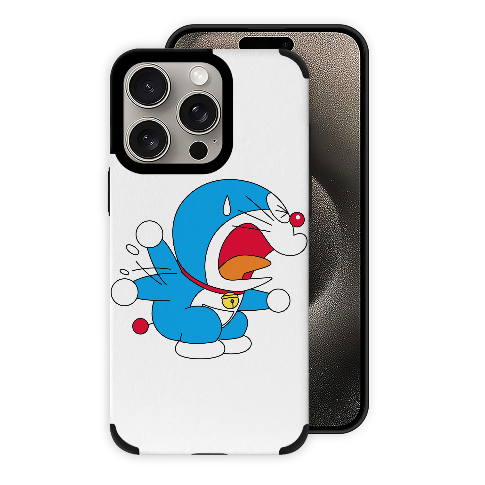 （画像用） ドラえもん Doraemon 【iPhone15ProMax対応】 PUレザー スマホケース 耐衝撃＆黄変防止