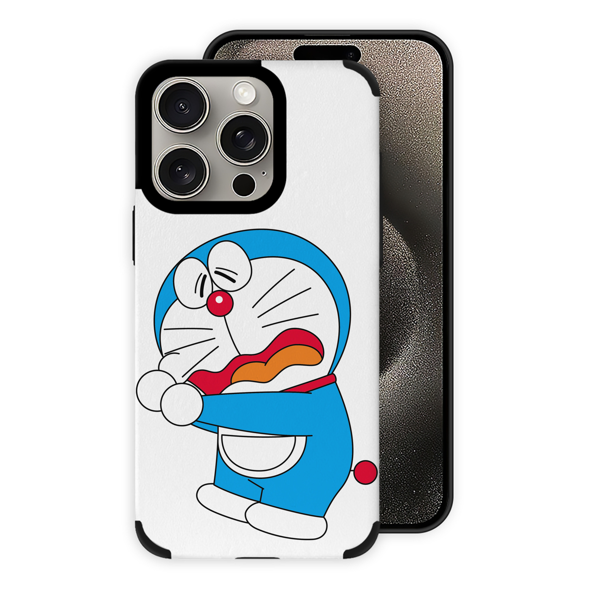 （画像用） ドラえもん Doraemon 【iPhone15ProMax対応】 PUレザー スマホケース 耐衝撃＆黄変防止
