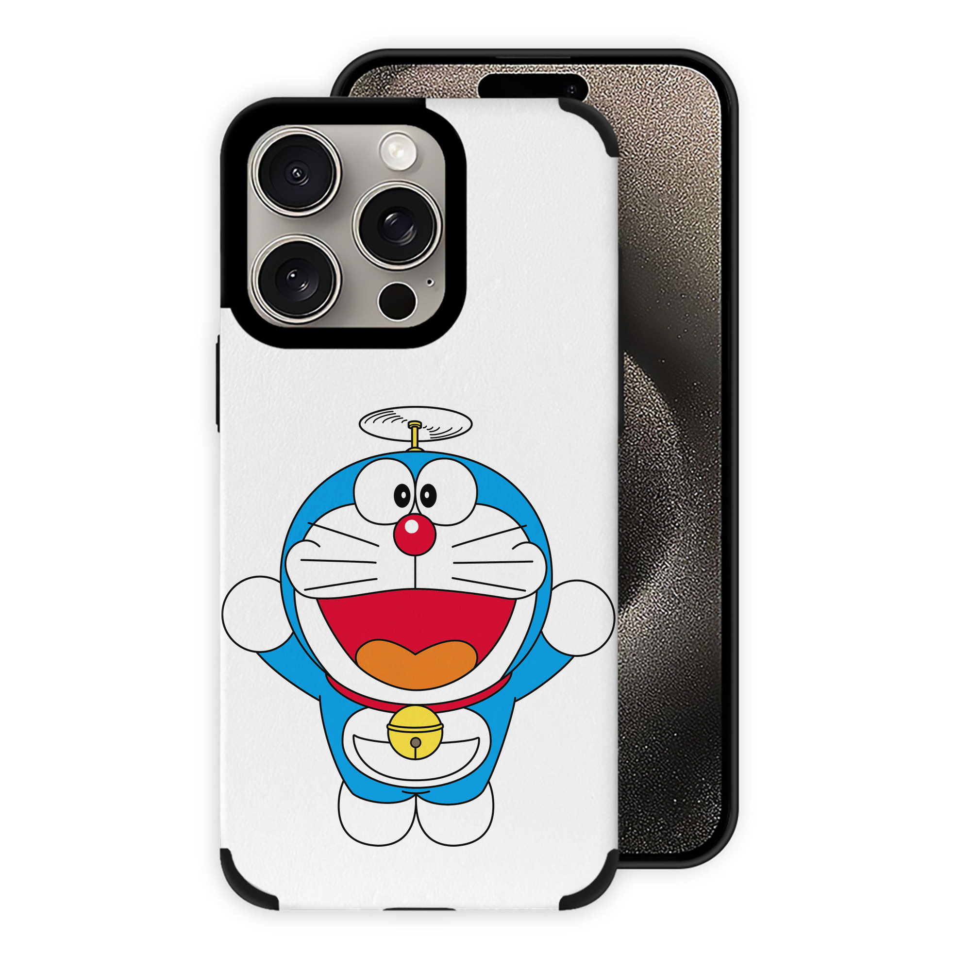 （画像用） ドラえもん Doraemon 【iPhone15ProMax対応】 PUレザー スマホケース 耐衝撃＆黄変防止