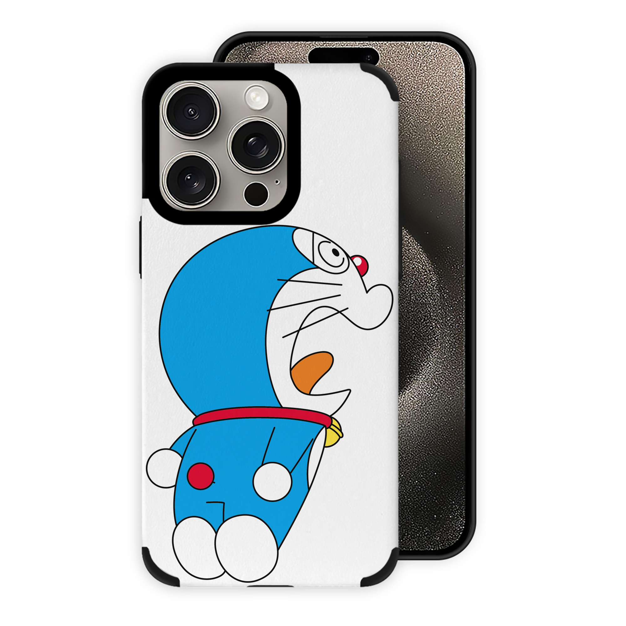 （画像用） ドラえもん Doraemon 【iPhone15ProMax対応】 PUレザー スマホケース 耐衝撃＆黄変防止