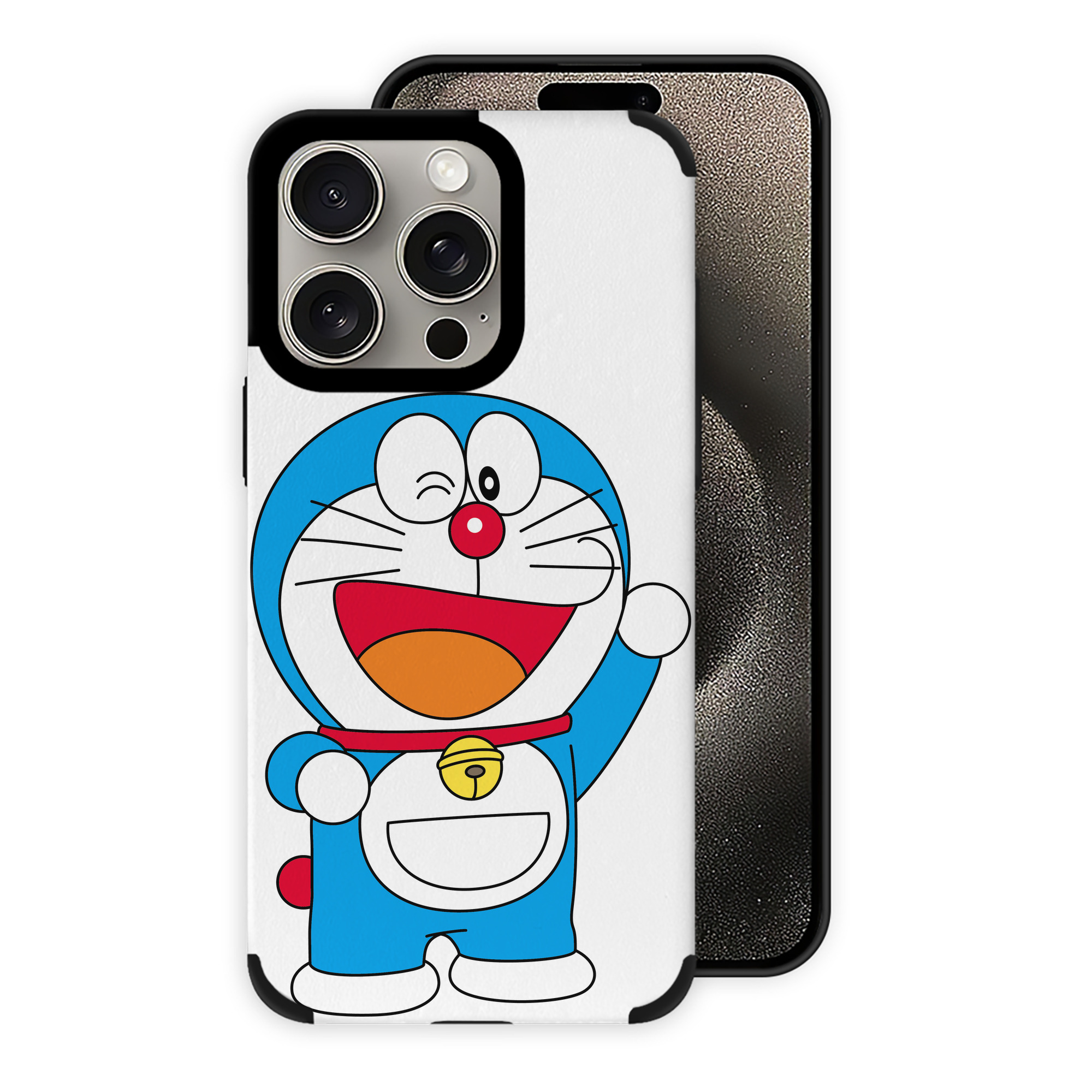 （画像用） ドラえもん Doraemon 【iPhone15ProMax対応】 PUレザー スマホケース 耐衝撃＆黄変防止
