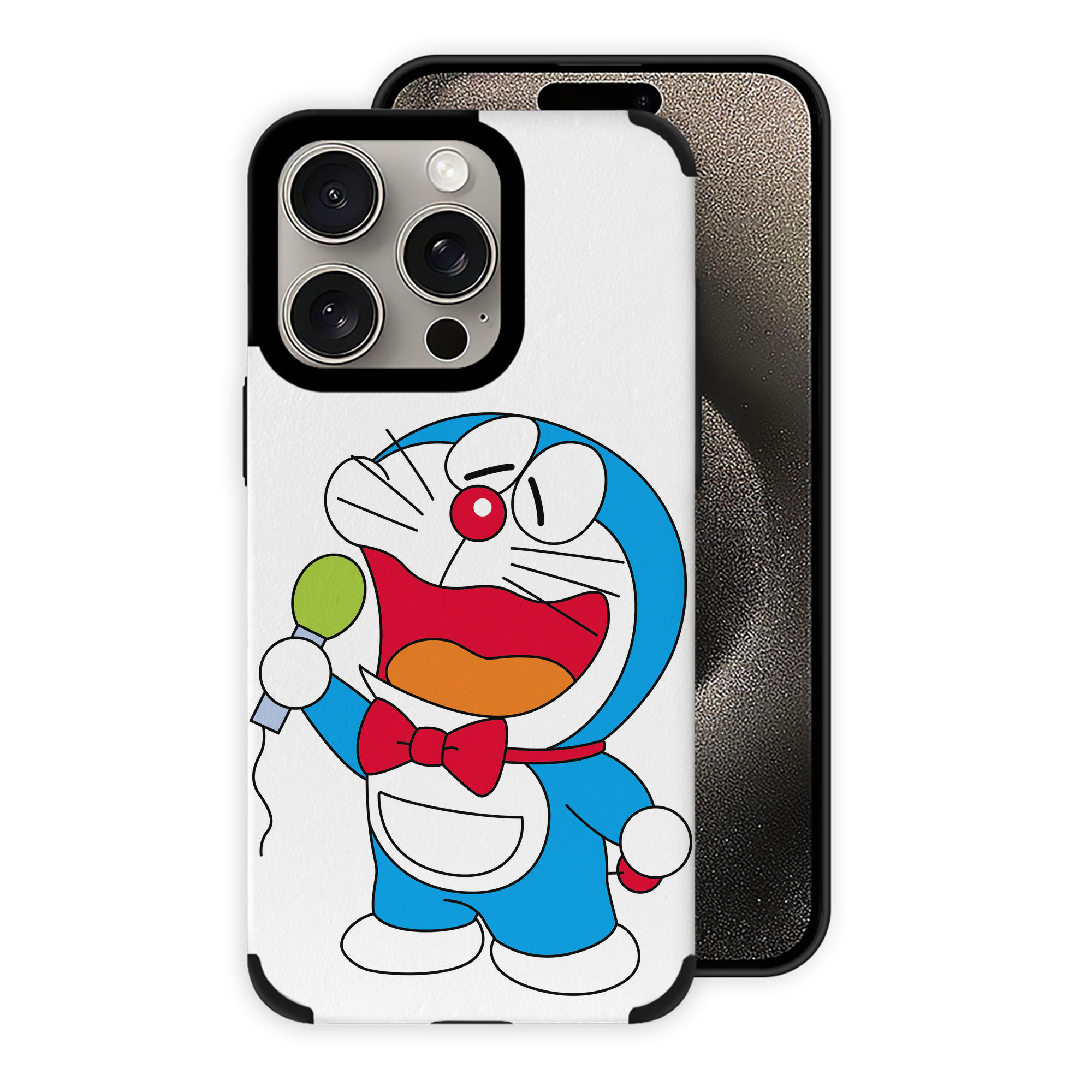 （画像用） ドラえもん Doraemon 【iPhone15ProMax対応】 PUレザー スマホケース 耐衝撃＆黄変防止