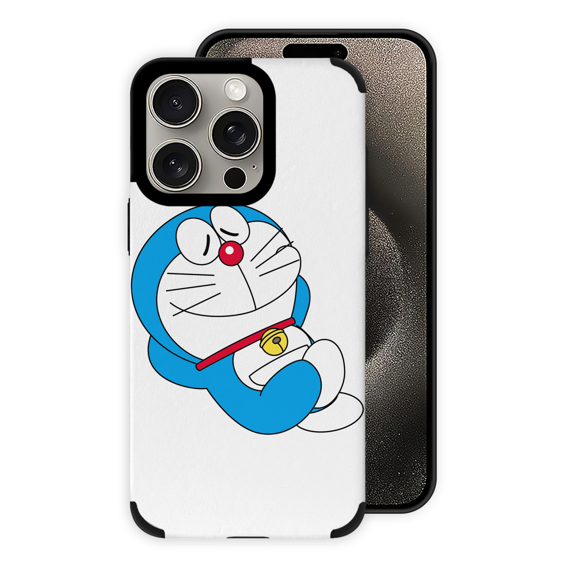 （画像用） ドラえもん Doraemon 【iPhone15ProMax対応】 PUレザー スマホケース 耐衝撃＆黄変防止