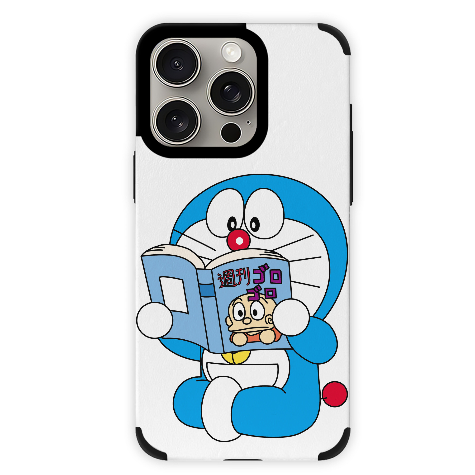 （画像用） ドラえもん Doraemon 【iPhone15ProMax対応】 PUレザー スマホケース 耐衝撃＆黄変防止
