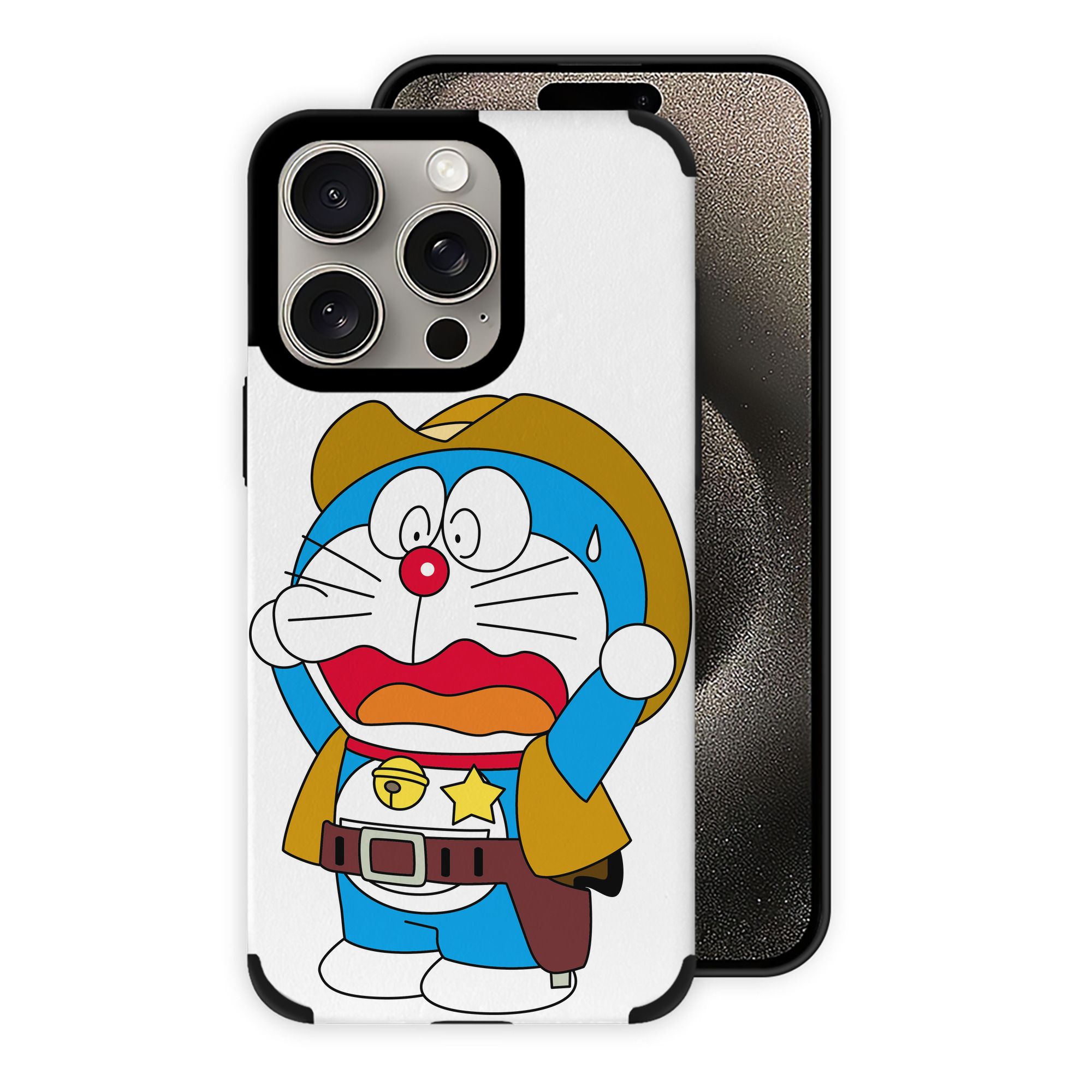 （画像用） ドラえもん Doraemon 【iPhone15ProMax対応】 PUレザー スマホケース 耐衝撃＆黄変防止