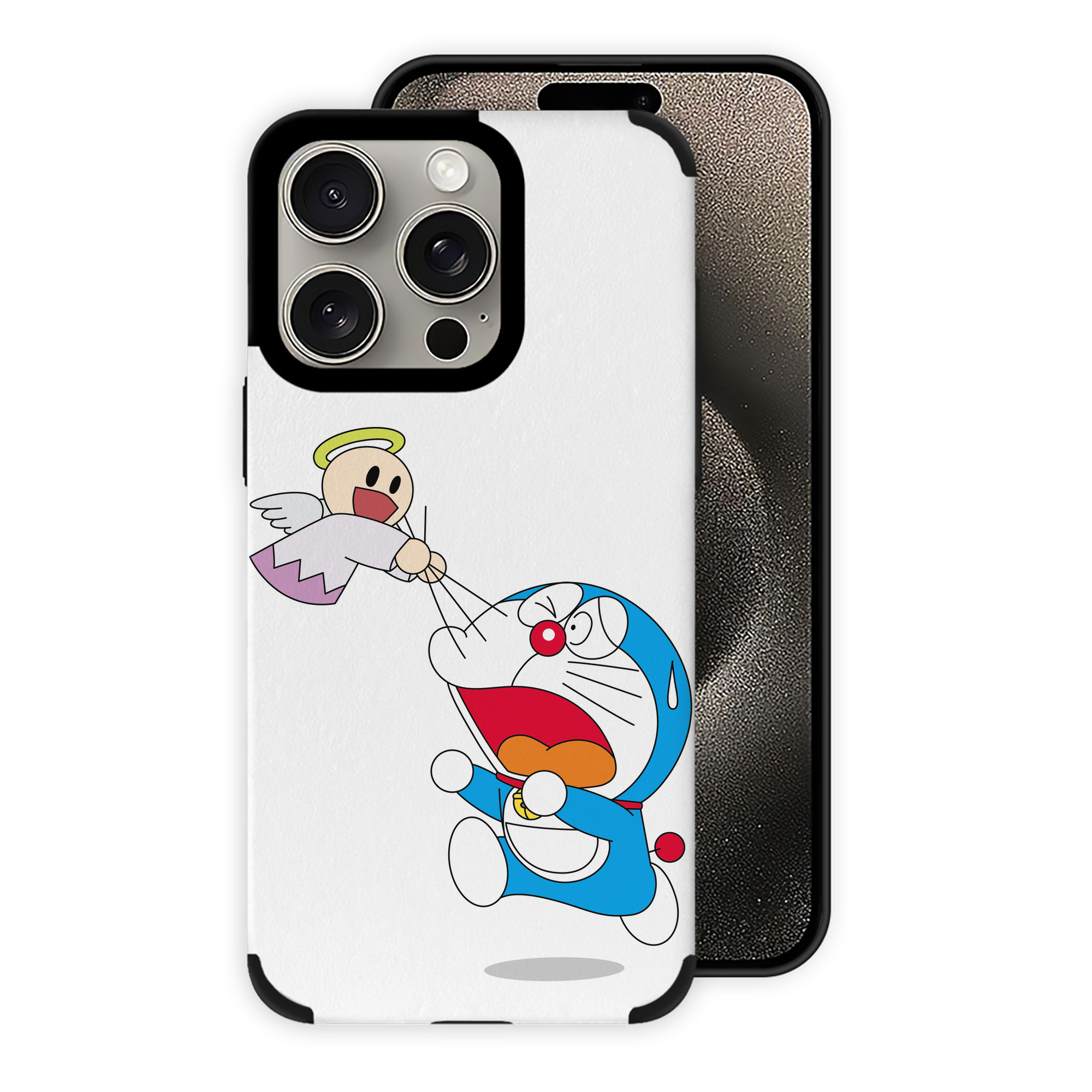 （画像用） ドラえもん Doraemon 【iPhone15ProMax対応】 PUレザー スマホケース 耐衝撃＆黄変防止