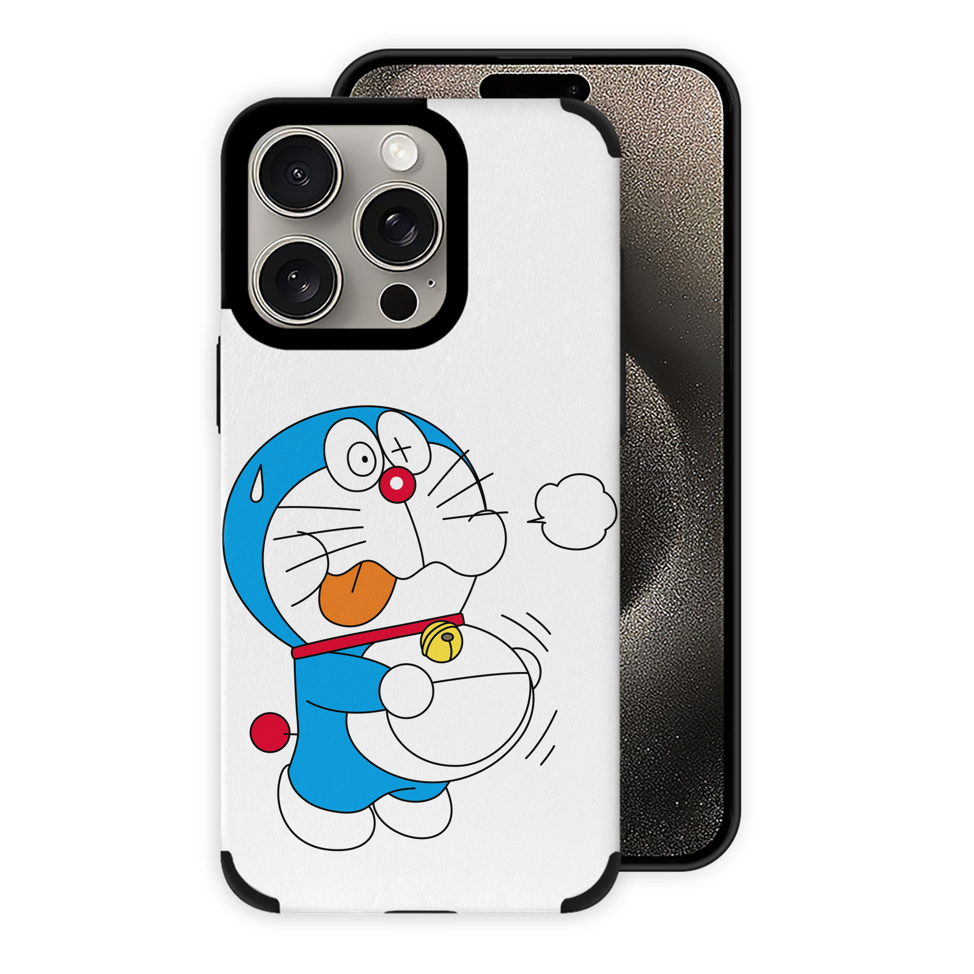 （画像用） ドラえもん Doraemon 【iPhone15ProMax対応】 PUレザー スマホケース 耐衝撃＆黄変防止