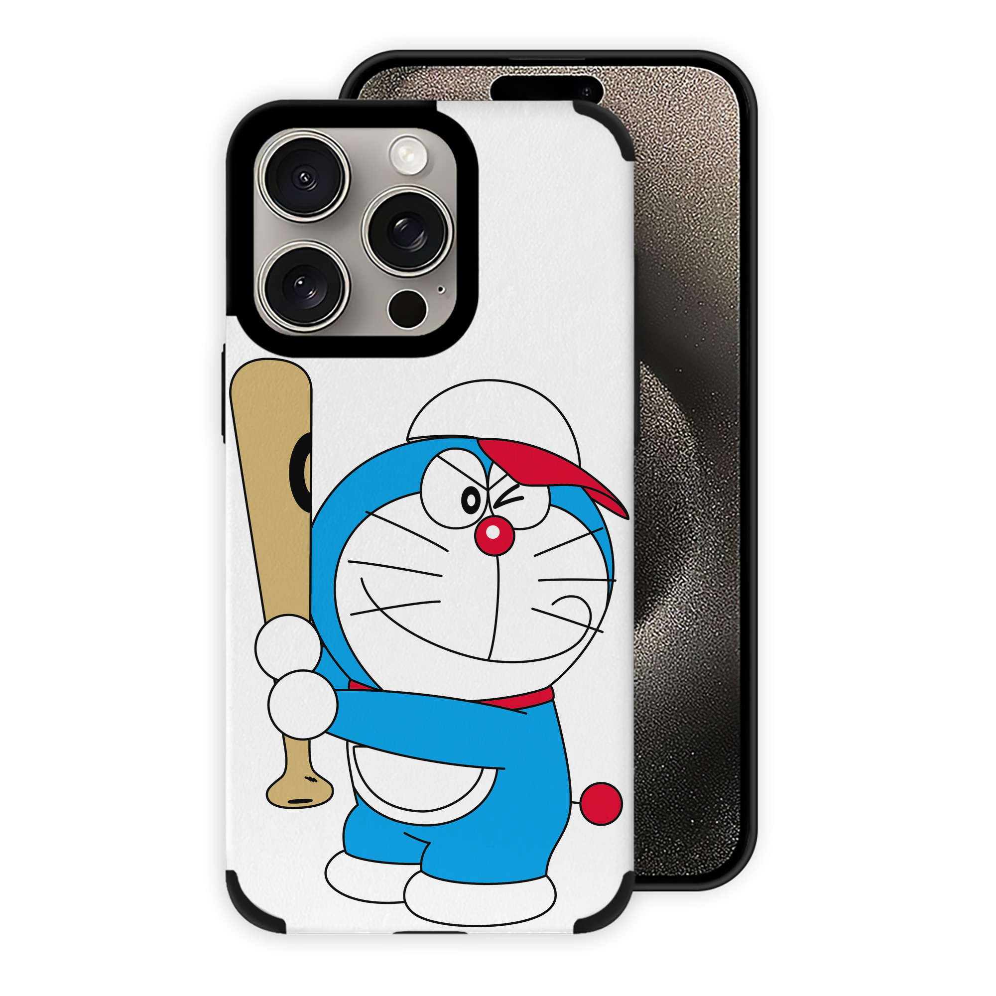 （画像用） ドラえもん Doraemon 【iPhone15ProMax対応】 PUレザー スマホケース 耐衝撃＆黄変防止