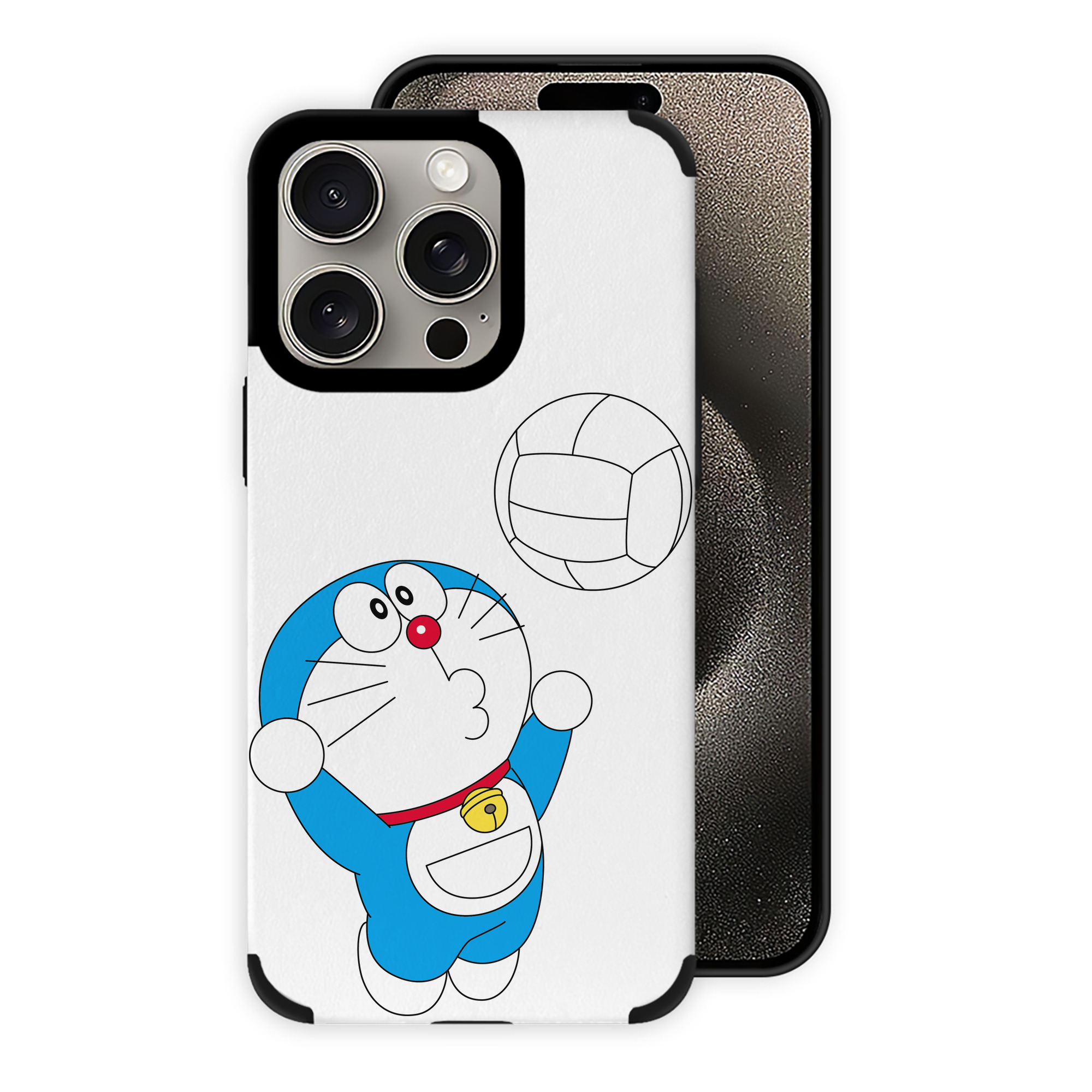 （画像用） ドラえもん Doraemon 【iPhone15ProMax対応】 PUレザー スマホケース 耐衝撃＆黄変防止