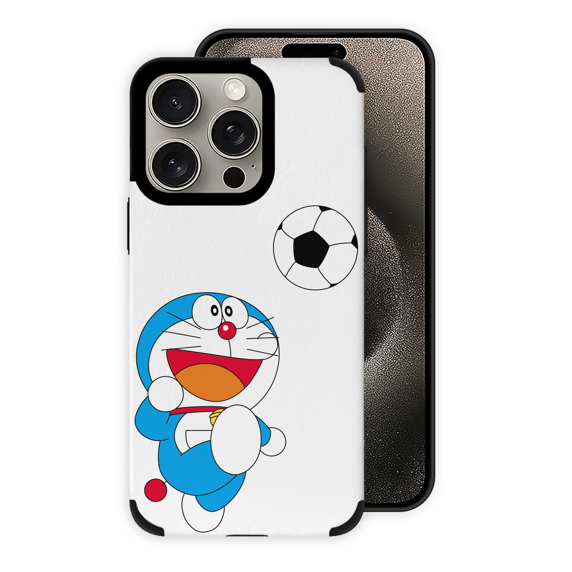 （画像用） ドラえもん Doraemon 【iPhone15ProMax対応】 PUレザー スマホケース 耐衝撃＆黄変防止