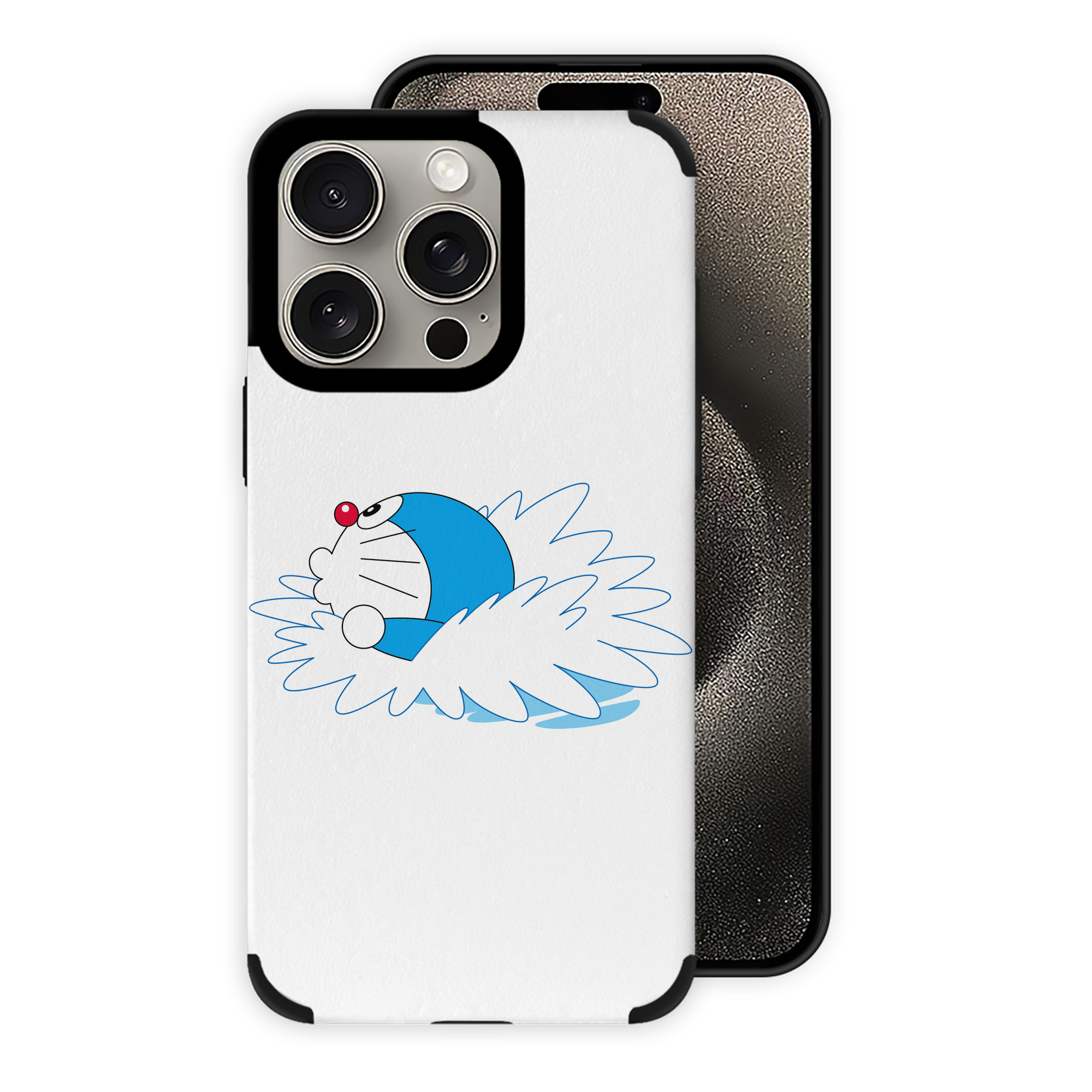 （画像用） ドラえもん Doraemon 【iPhone15ProMax対応】 PUレザー スマホケース 耐衝撃＆黄変防止