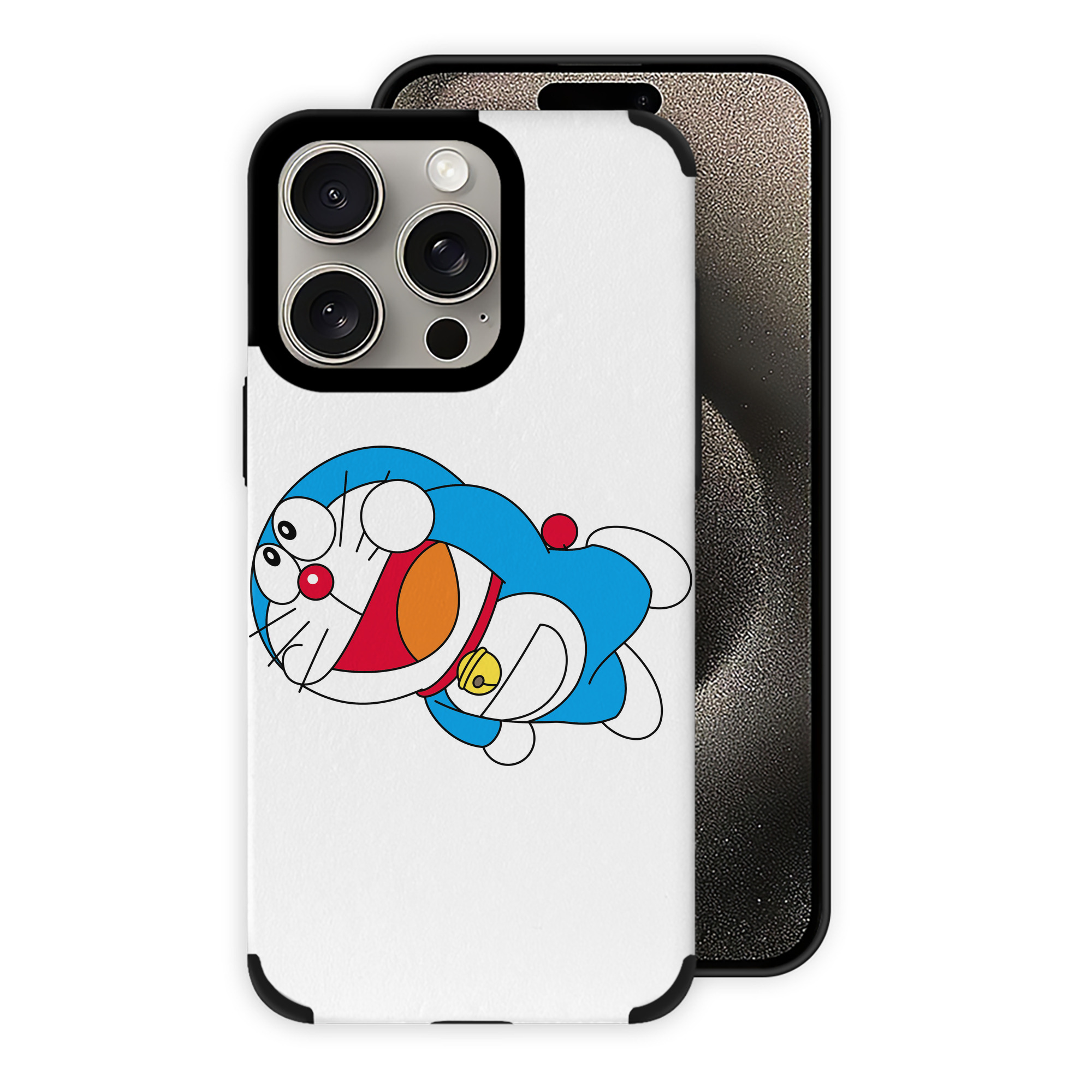 （画像用） ドラえもん Doraemon 【iPhone15ProMax対応】 PUレザー スマホケース 耐衝撃＆黄変防止
