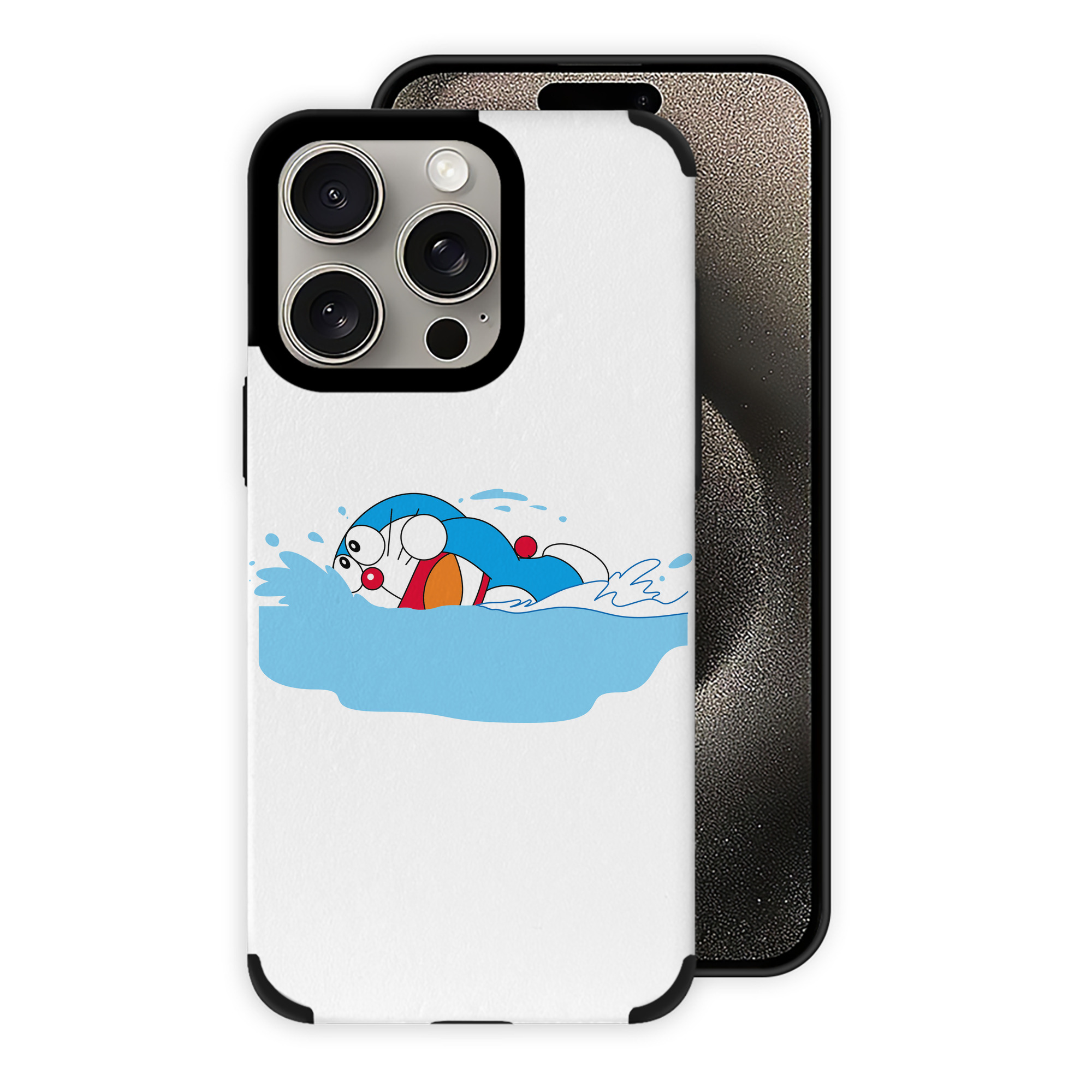 （画像用） ドラえもん Doraemon 【iPhone15ProMax対応】 PUレザー スマホケース 耐衝撃＆黄変防止