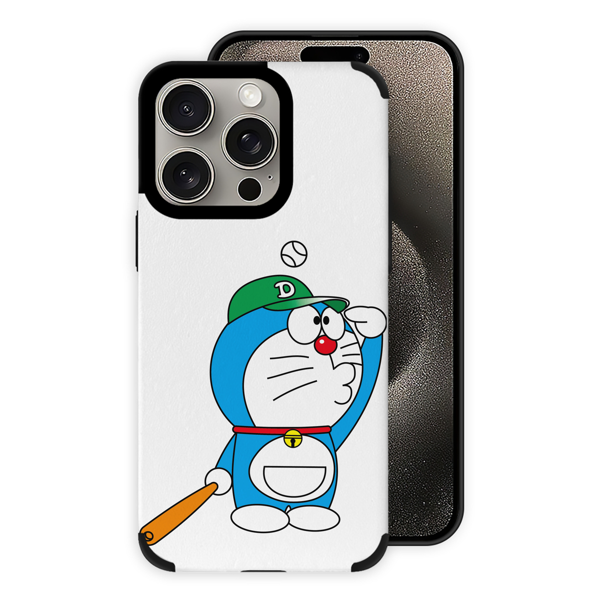 （画像用） ドラえもん Doraemon 【iPhone15ProMax対応】 PUレザー スマホケース 耐衝撃＆黄変防止