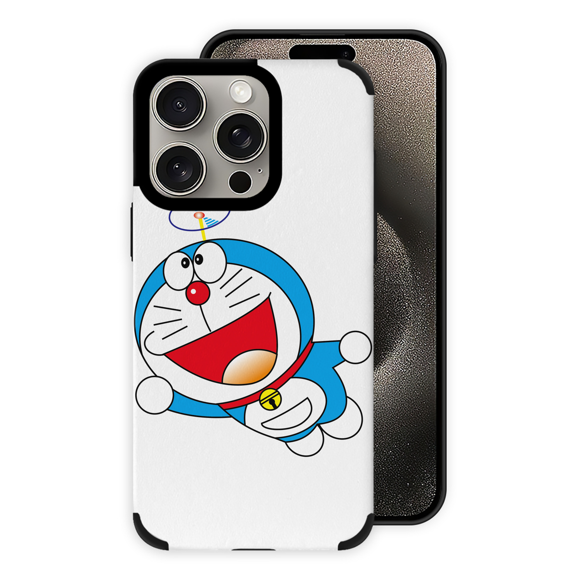 （画像用） ドラえもん Doraemon 【iPhone15ProMax対応】 PUレザー スマホケース 耐衝撃＆黄変防止