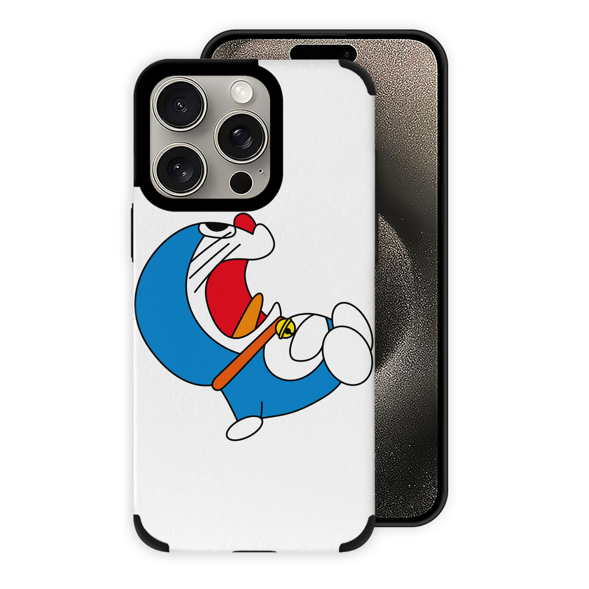 （画像用） ドラえもん Doraemon 【iPhone15ProMax対応】 PUレザー スマホケース 耐衝撃＆黄変防止