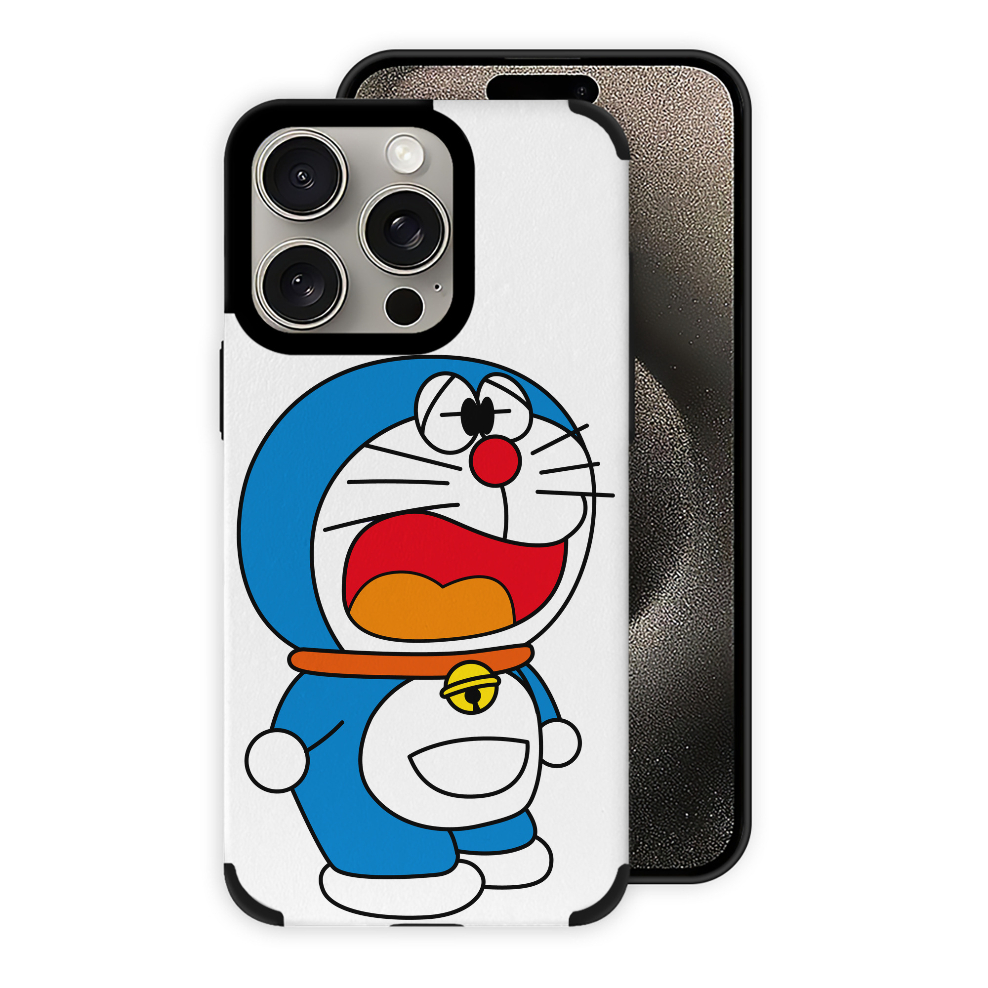 （画像用） ドラえもん Doraemon 【iPhone15ProMax対応】 PUレザー スマホケース 耐衝撃＆黄変防止