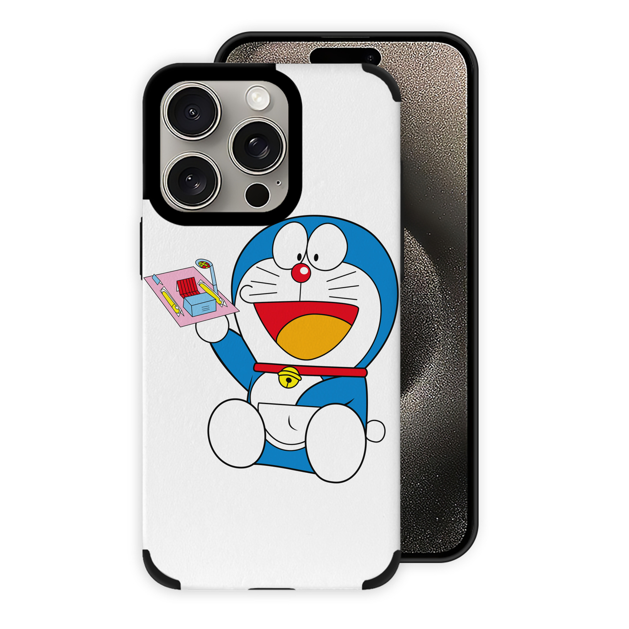 （画像用） ドラえもん Doraemon 【iPhone15ProMax対応】 PUレザー スマホケース 耐衝撃＆黄変防止