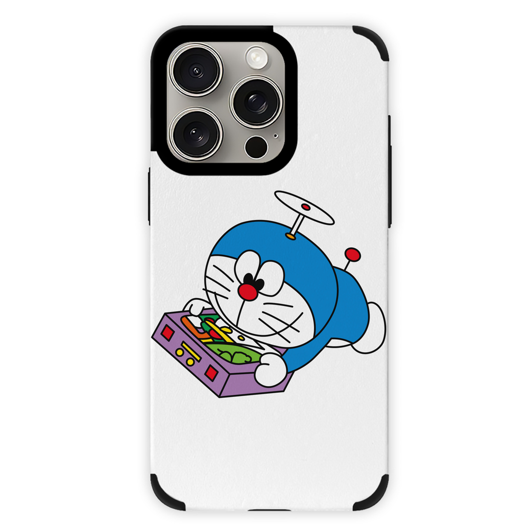 （画像用） ドラえもん Doraemon 【iPhone15ProMax対応】 PUレザー スマホケース 耐衝撃＆黄変防止