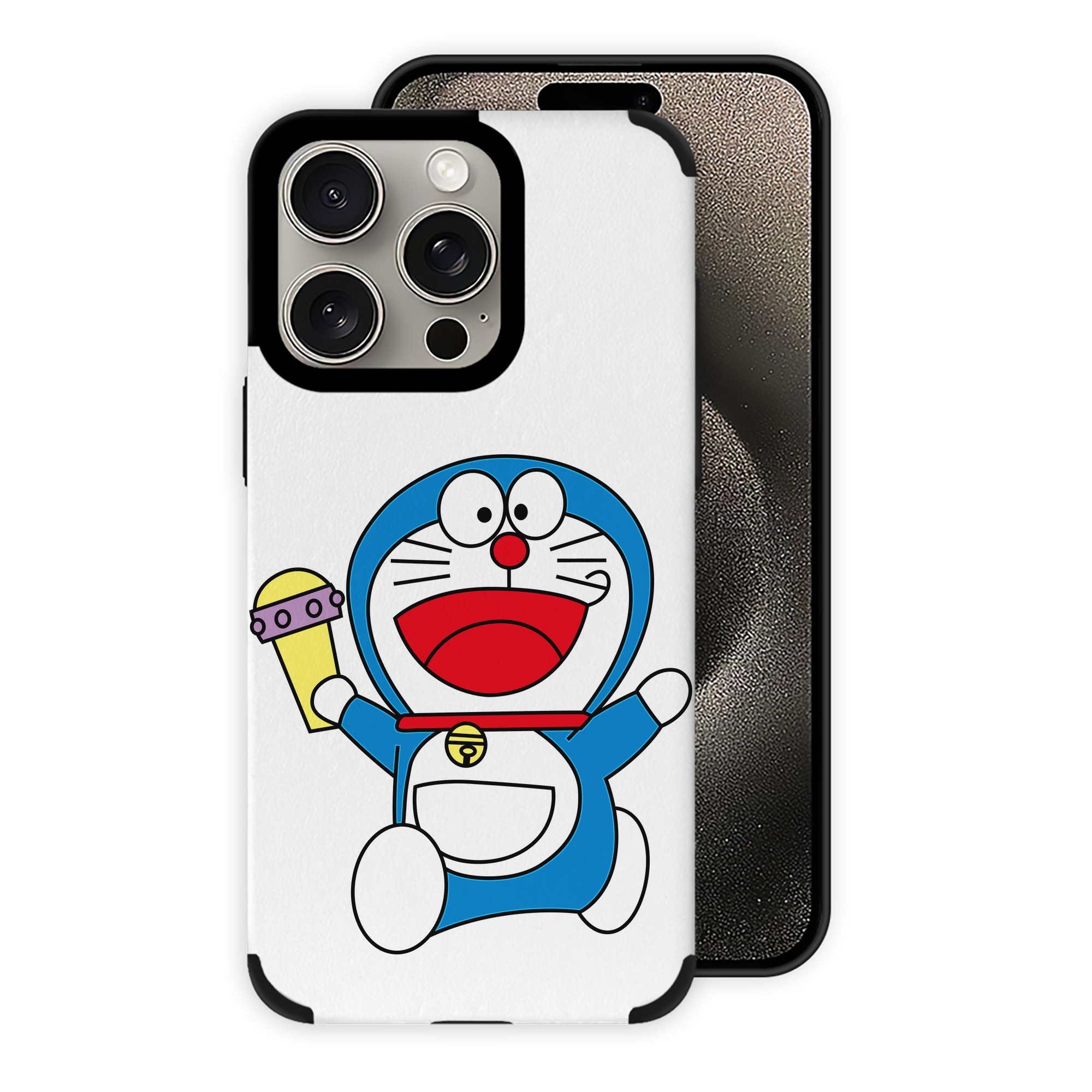 （画像用） ドラえもん Doraemon 【iPhone15ProMax対応】 PUレザー スマホケース 耐衝撃＆黄変防止