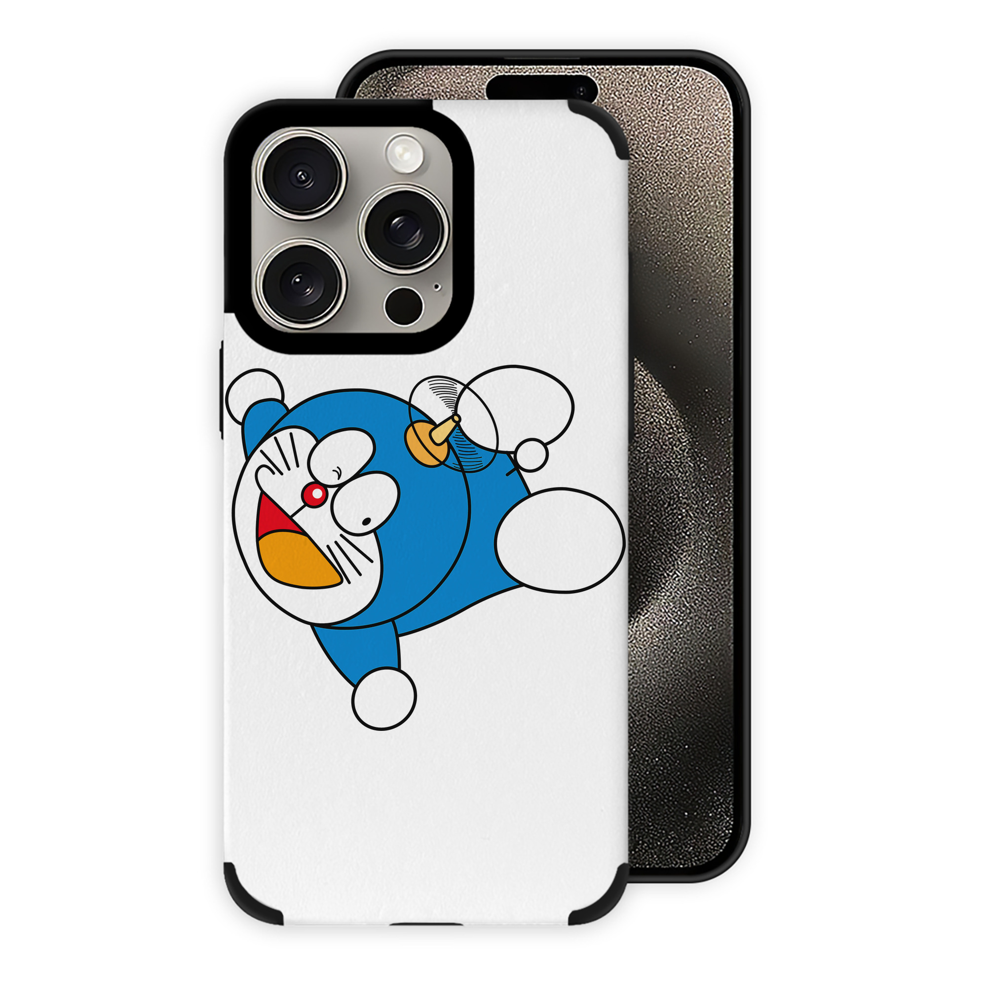 （画像用） ドラえもん Doraemon 【iPhone15ProMax対応】 PUレザー スマホケース 耐衝撃＆黄変防止