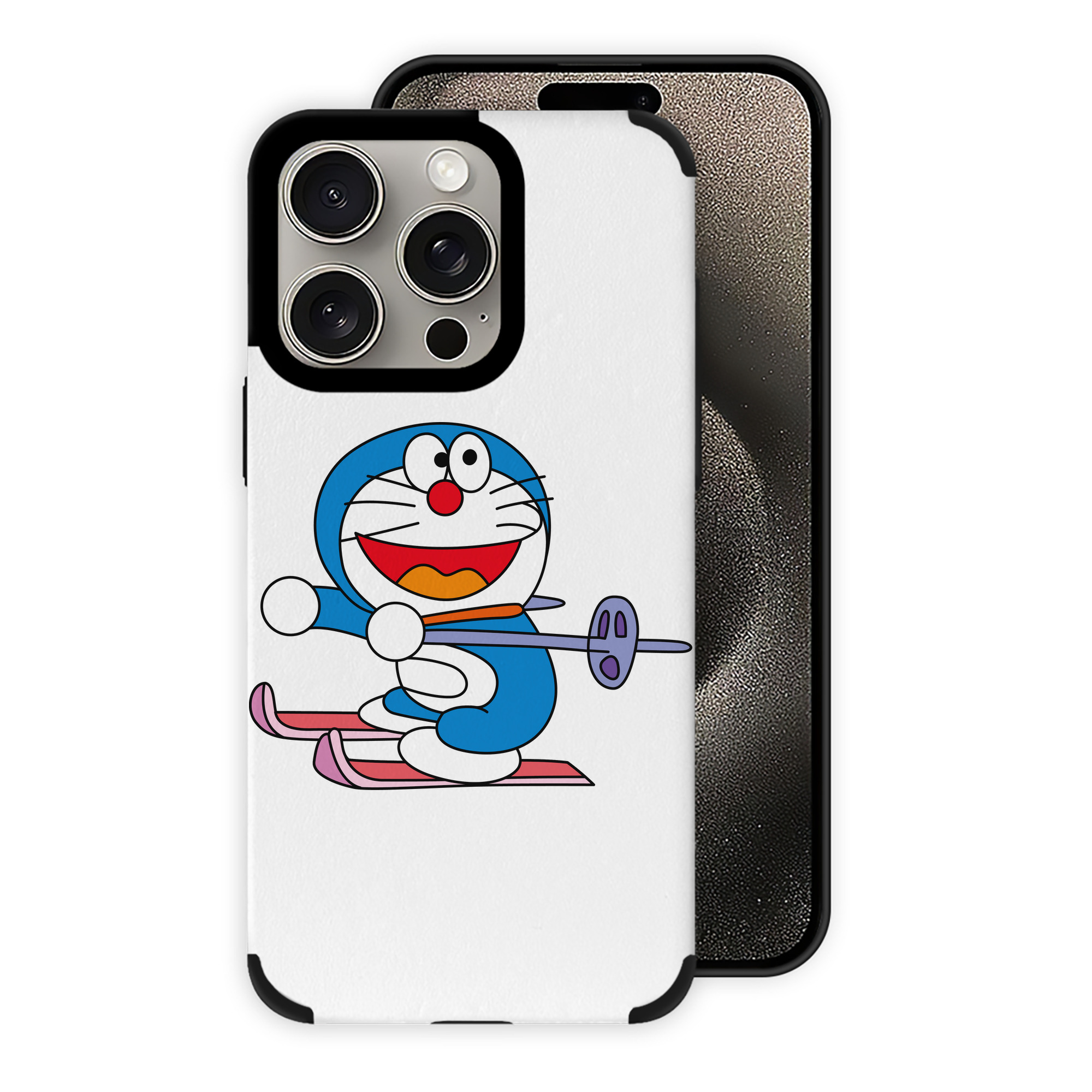 （画像用） ドラえもん Doraemon 【iPhone15ProMax対応】 PUレザー スマホケース 耐衝撃＆黄変防止